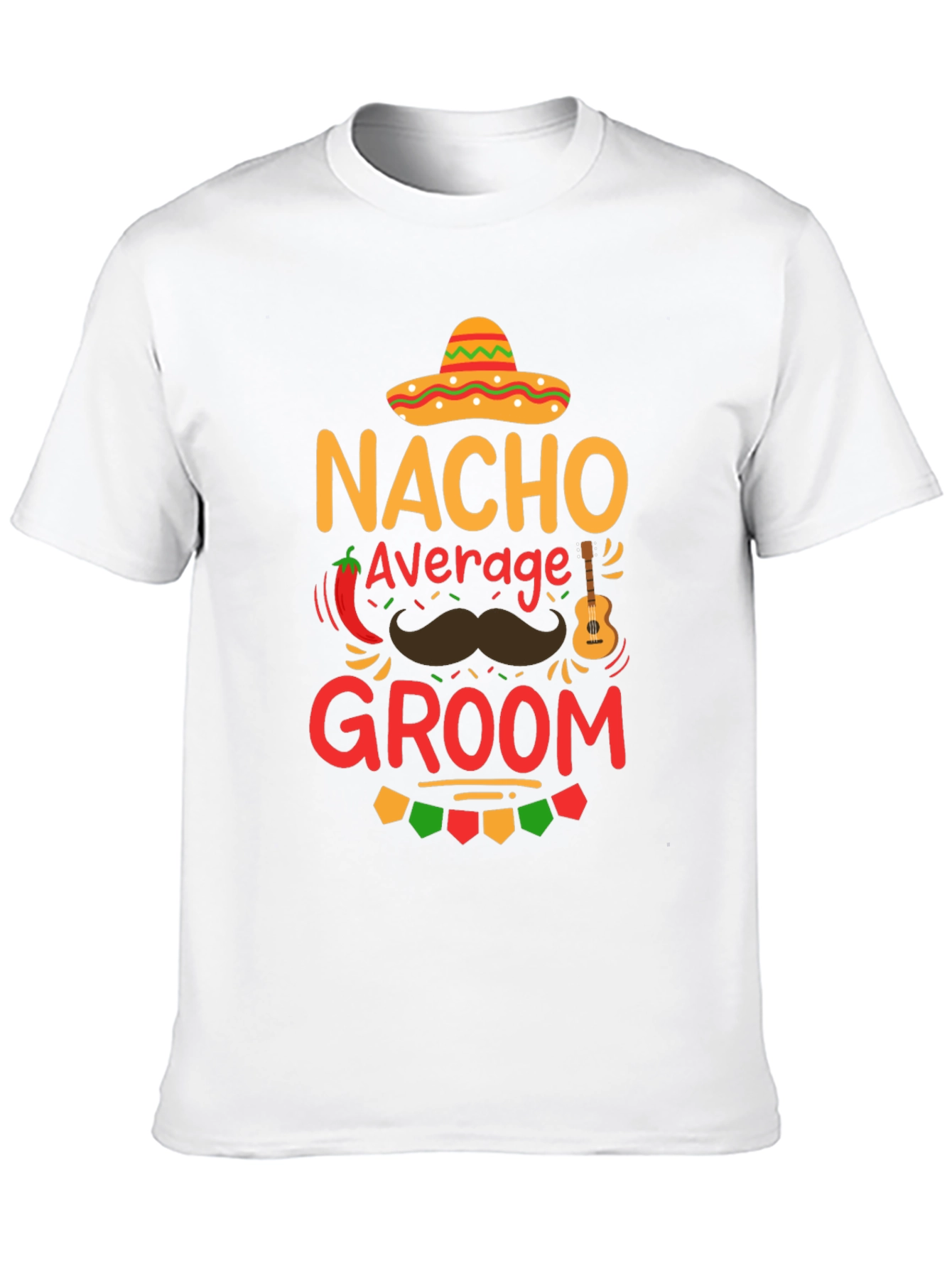 Black Nacho Average Groom Graphic Tee view 10