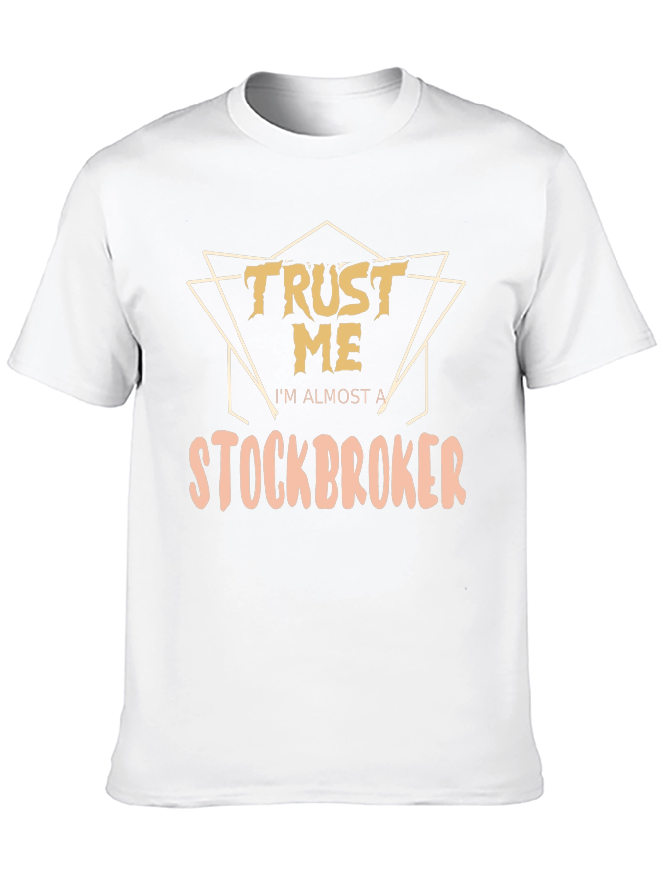 Black Trust Me, I'm Almost a Stockbroker T-Shirt view 10