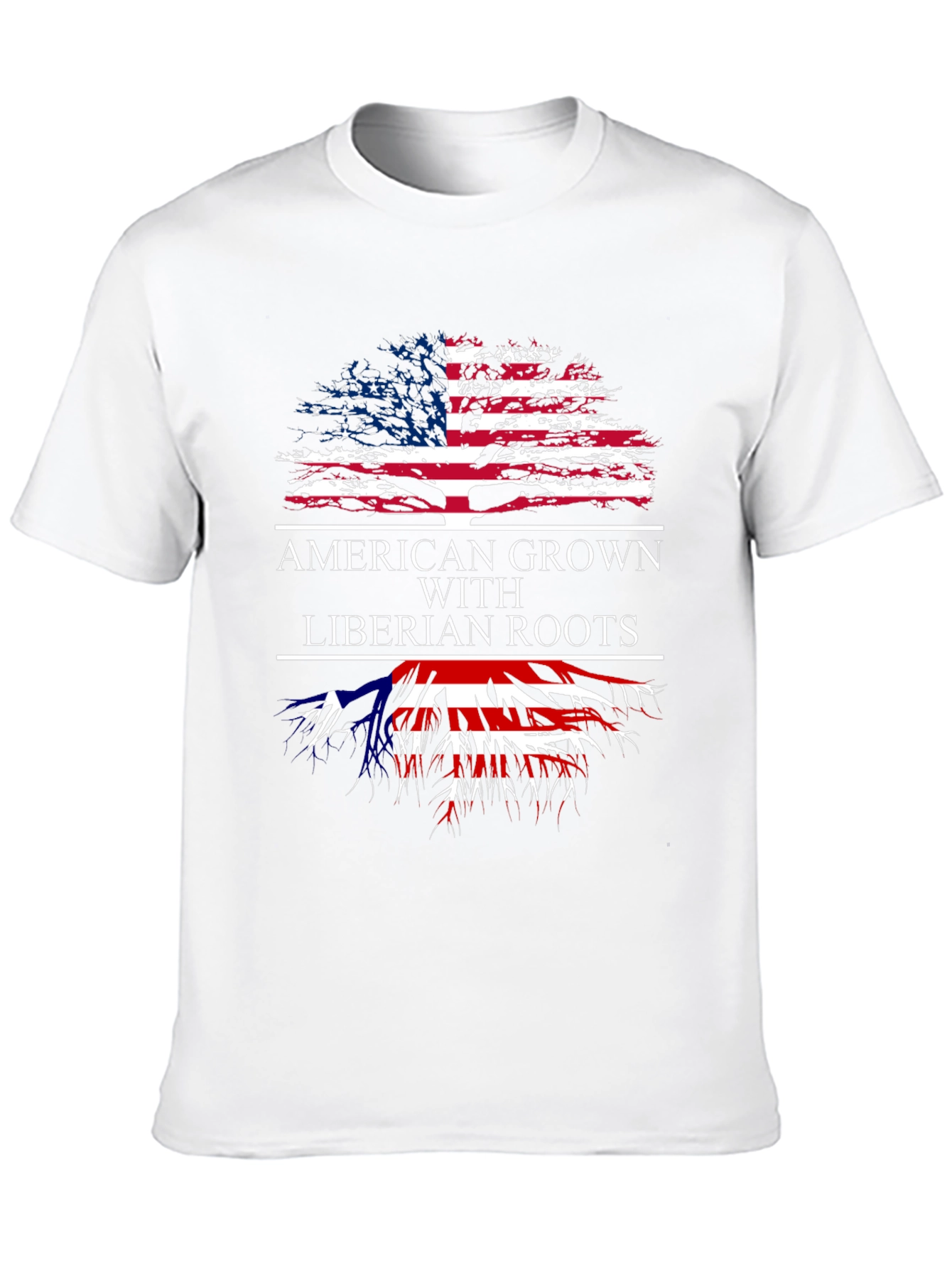 American Grown with Liberian Roots T-Shirt - 10