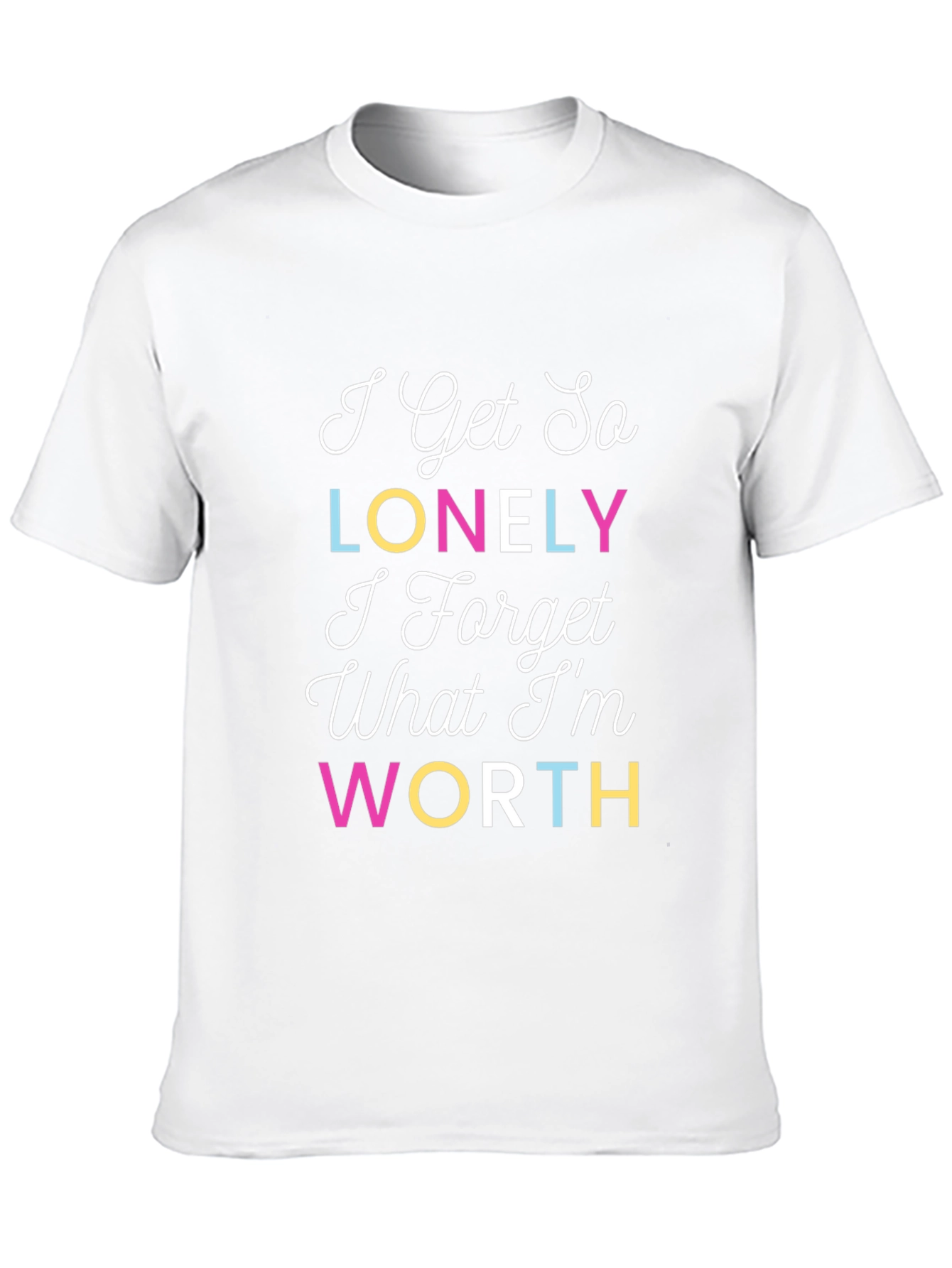 Black I Get So Lonely Graphic Tee - Black view 10