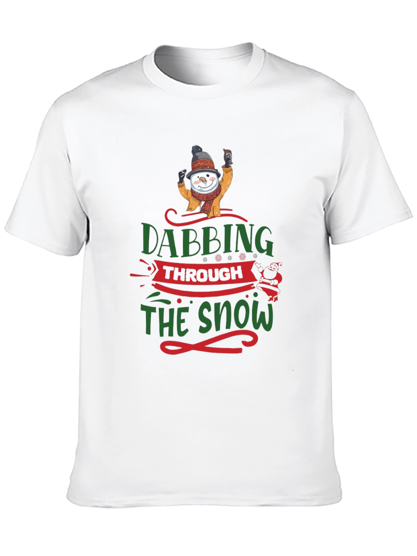 Black Dabbing Through the Snow Graphic T-Shirt view 10