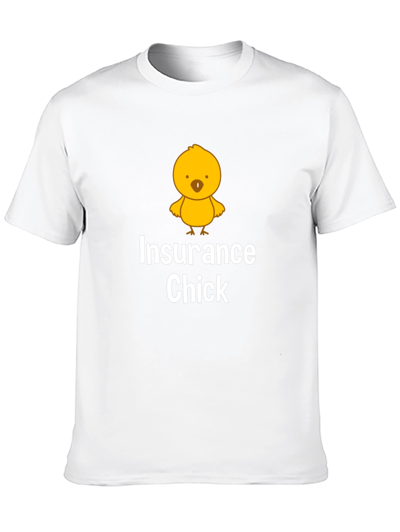 Black Insurance Chick T-Shirt - Funny & Unique Design view 10