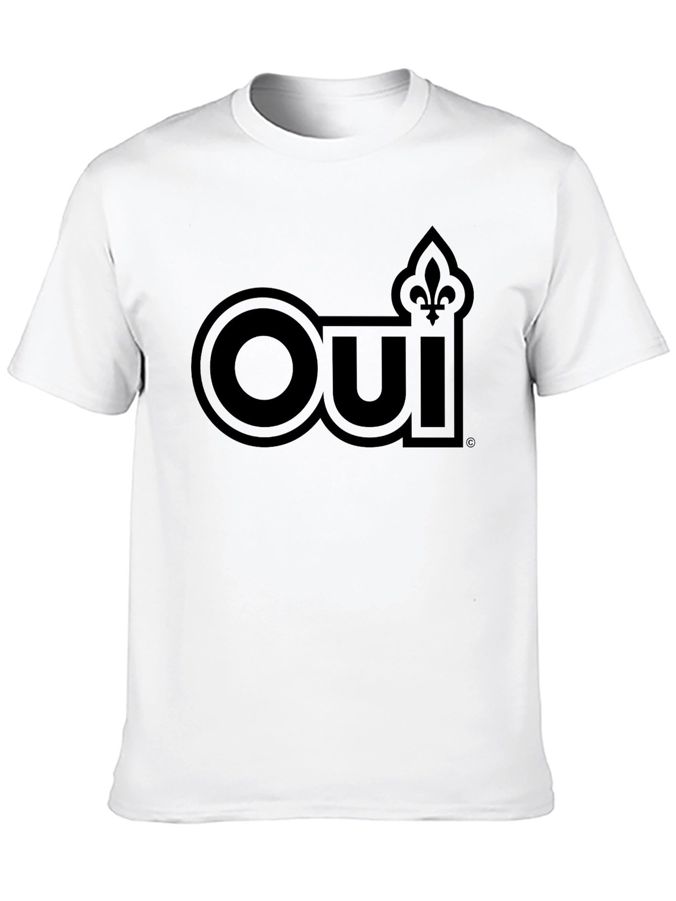 Black Oui Graphic T-Shirt - Stylish Black Tee view 10