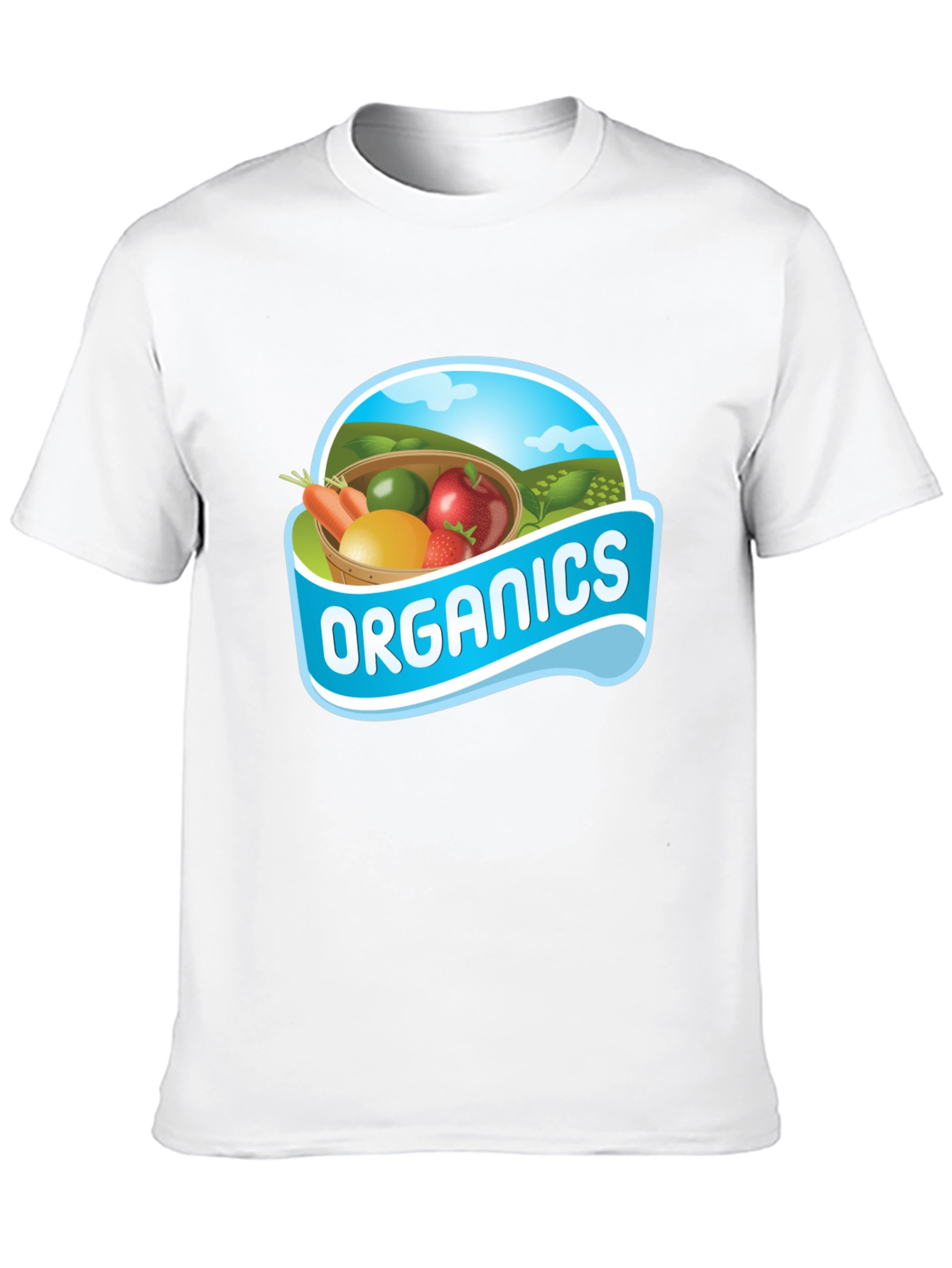 Black Organic Produce T-Shirt - Farm Fresh Style view 10