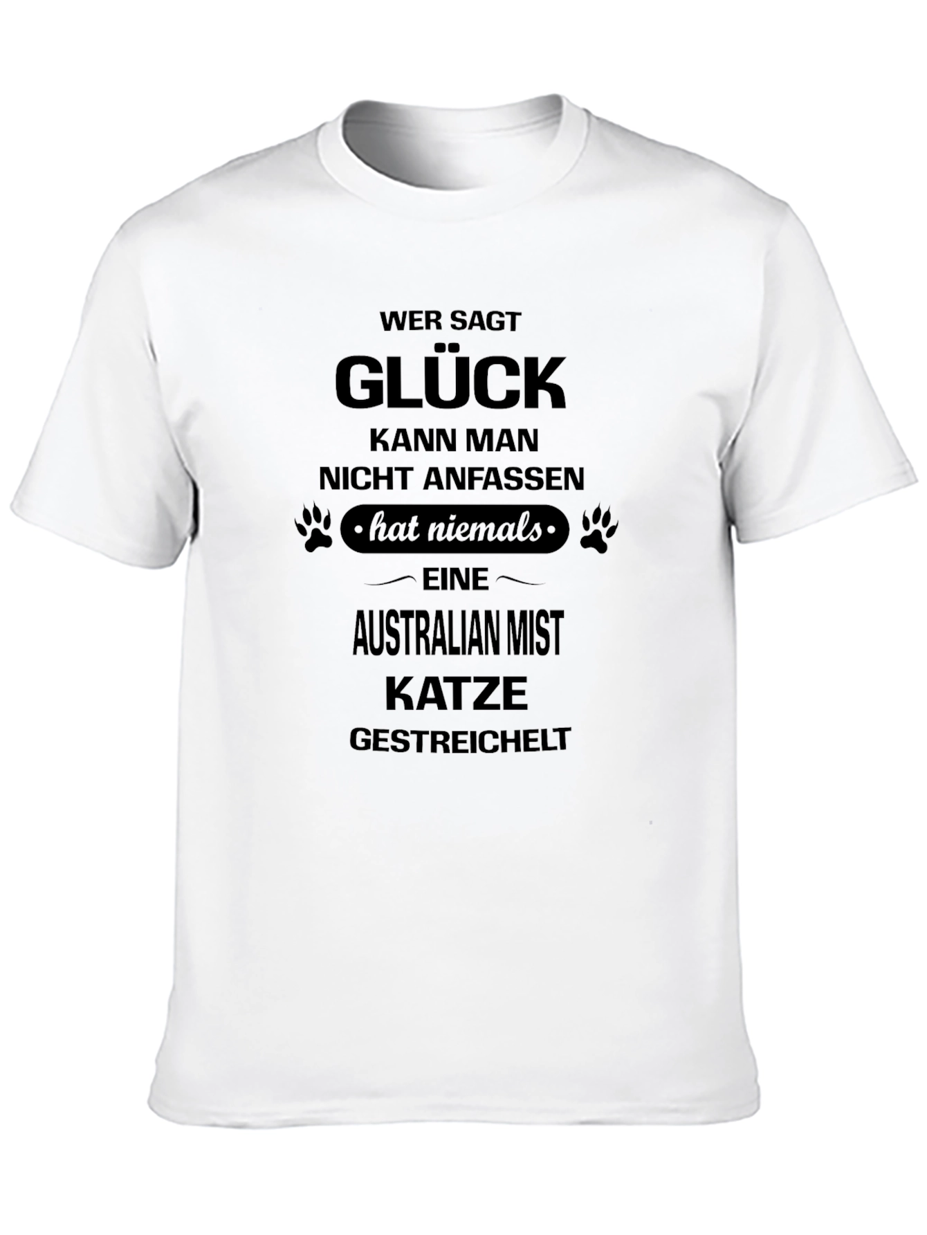 Black Australian Mist Cat Glück T-Shirt view 10