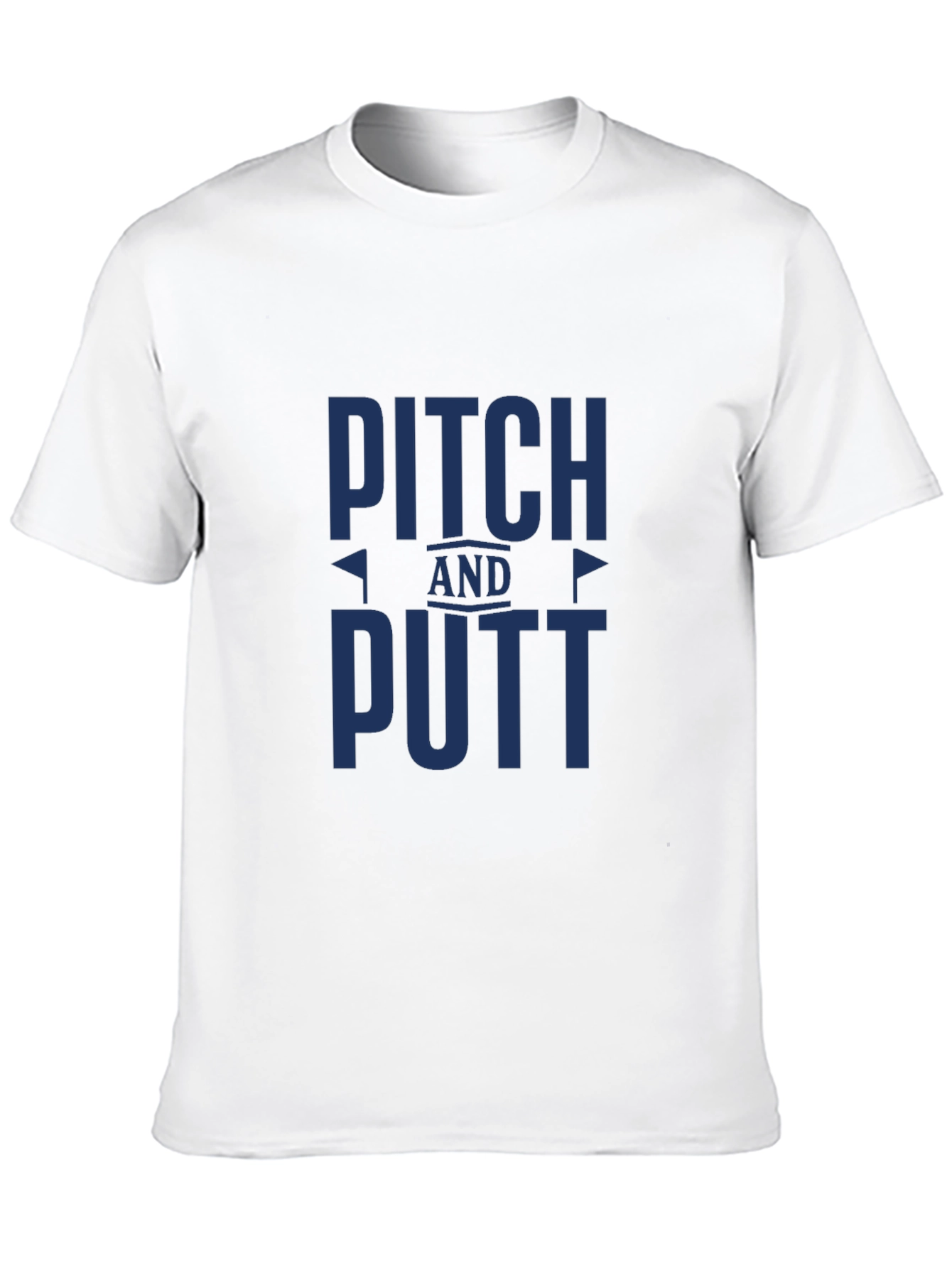 Black Pitch and Putt Golf T-Shirt view 10