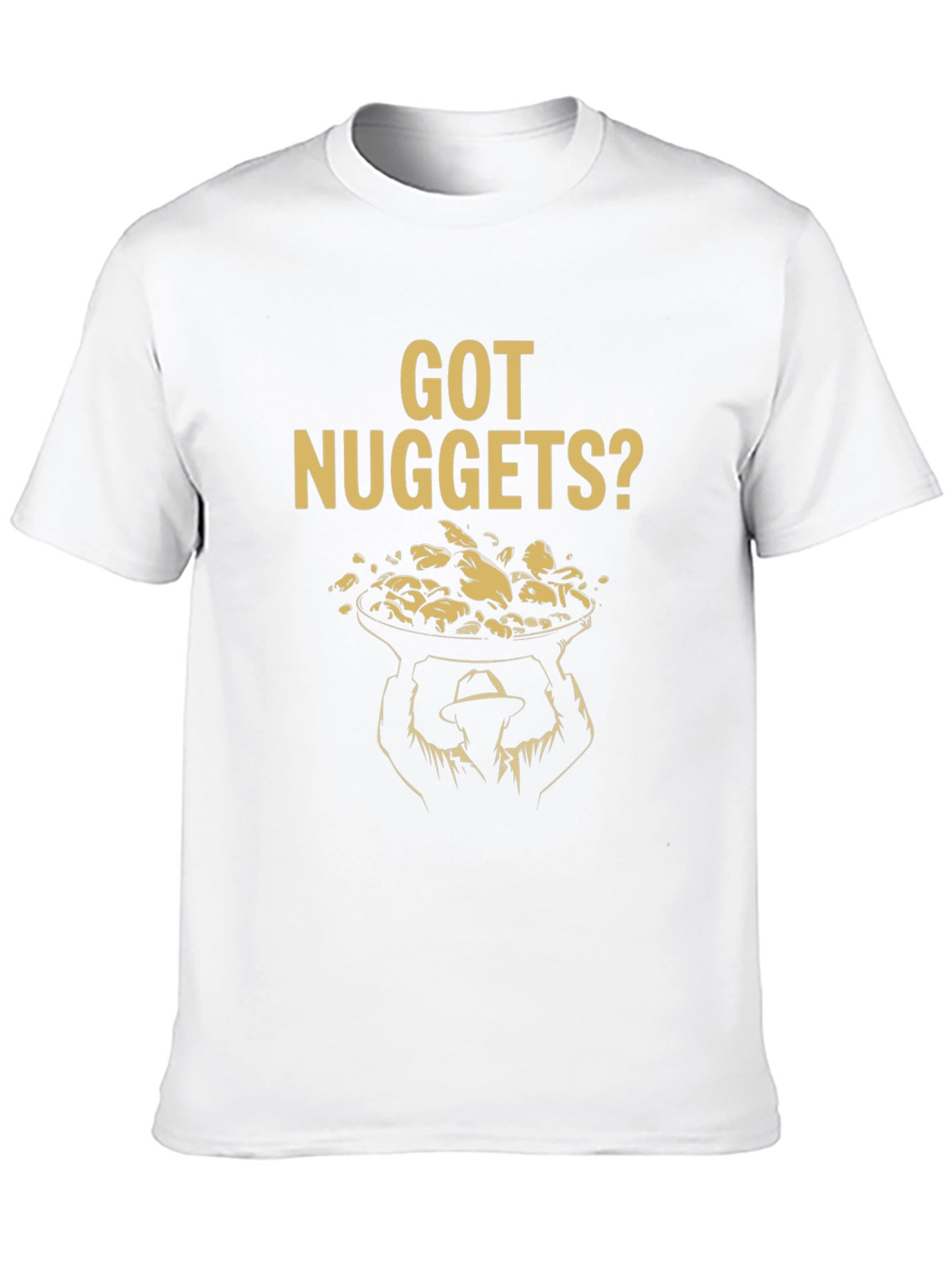 Black Got Nuggets? Graphic Tee - Funny Food Lover Shirt view 10