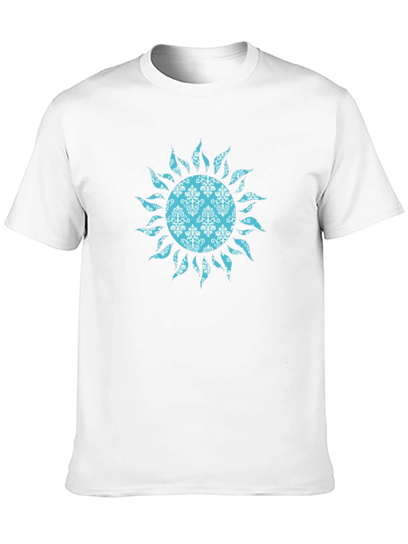 Black Boho Sun Graphic T-Shirt - Black view 10