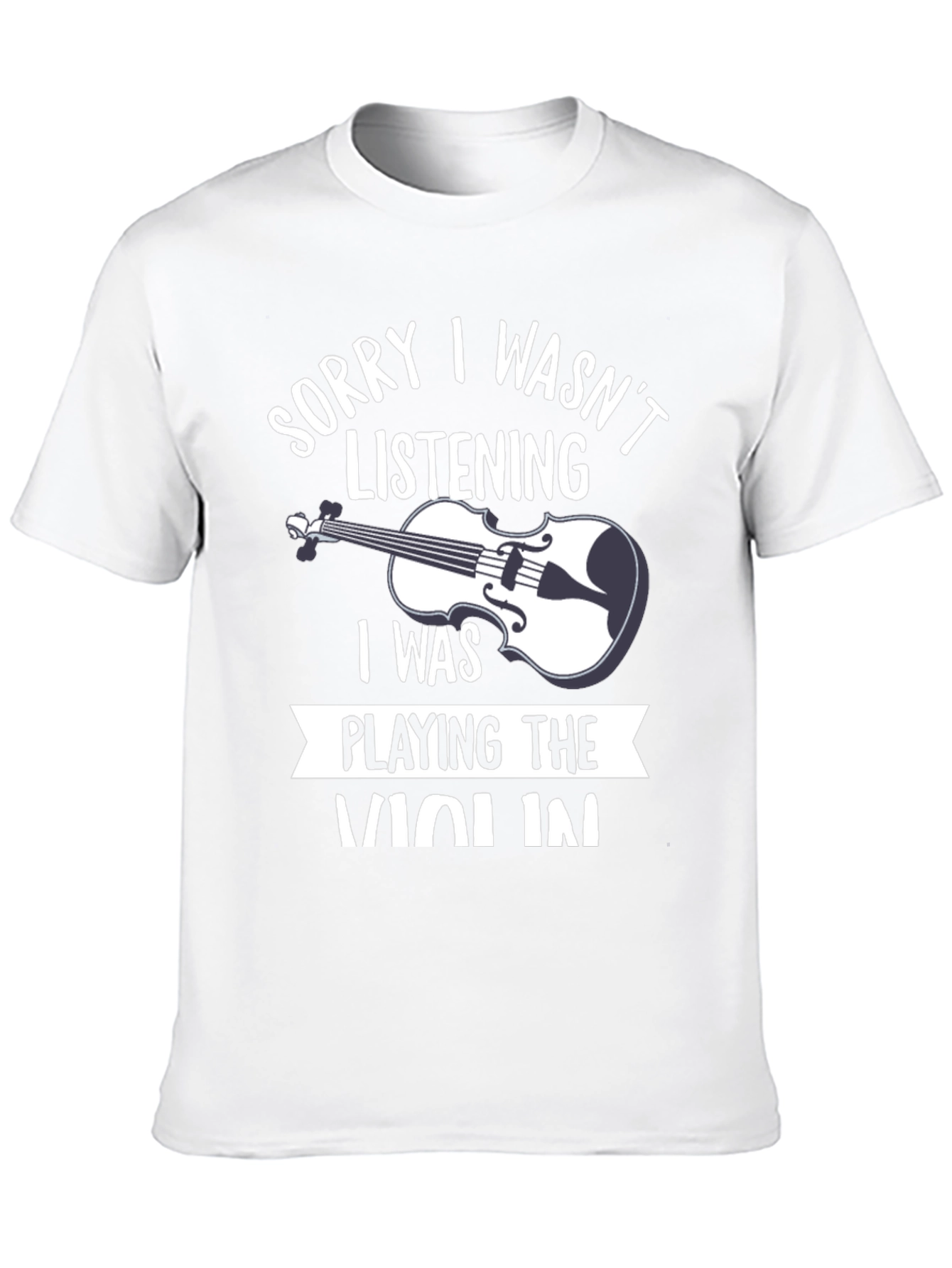 Black Violin Player T-Shirt - Sorry, Wasn't Listening! view 10