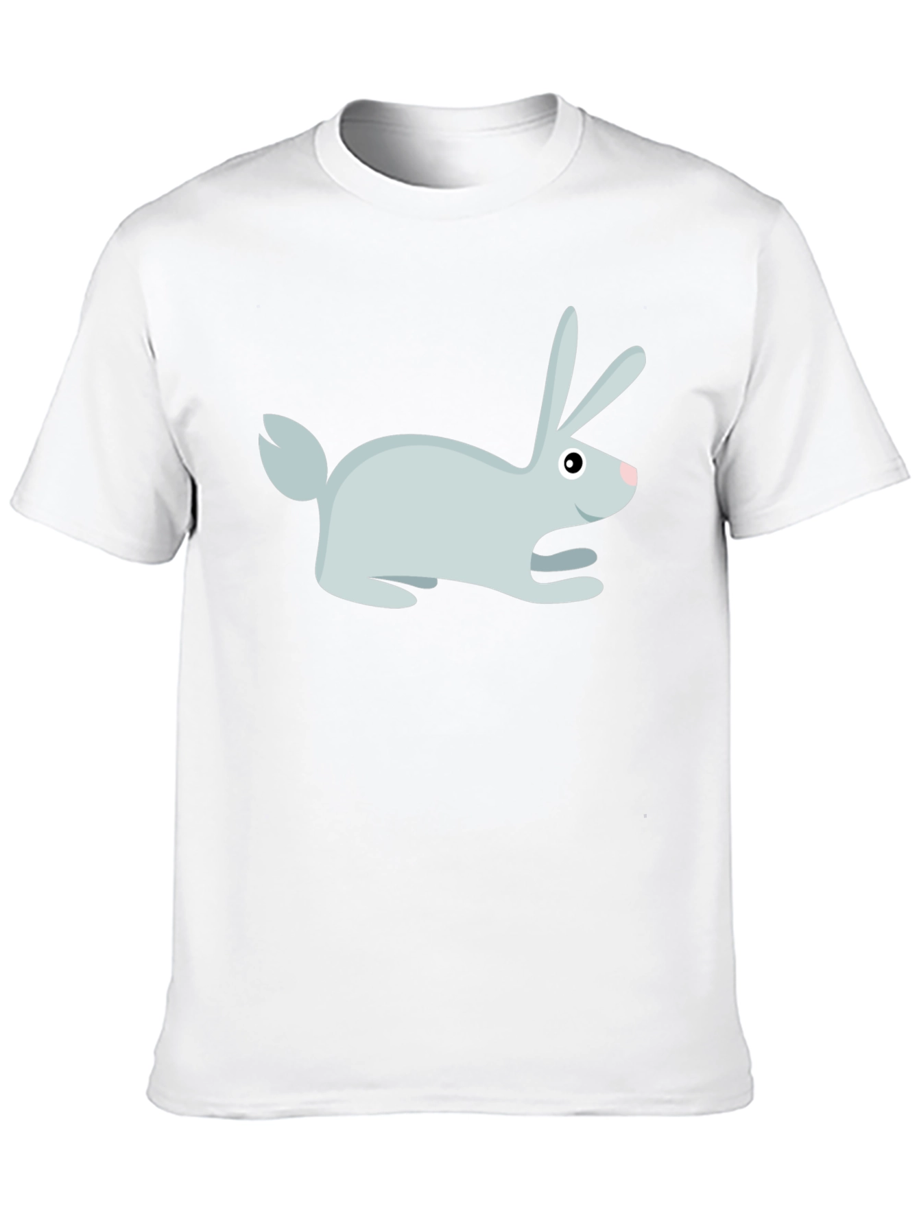 Black Rabbit Graphic Print Crew Neck T-Shirt view 10