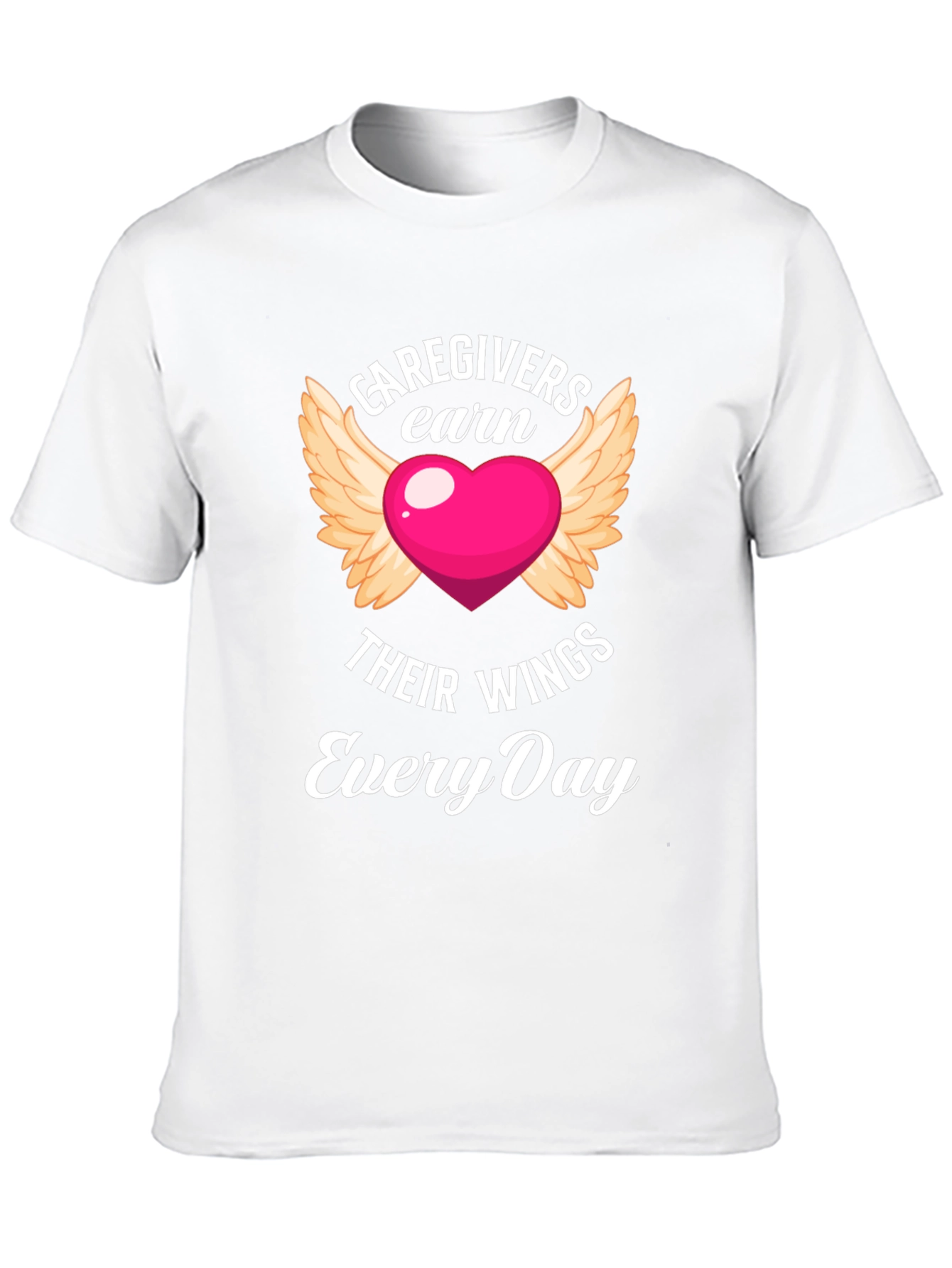 Black Caregivers Earn Their Wings T-Shirt view 10