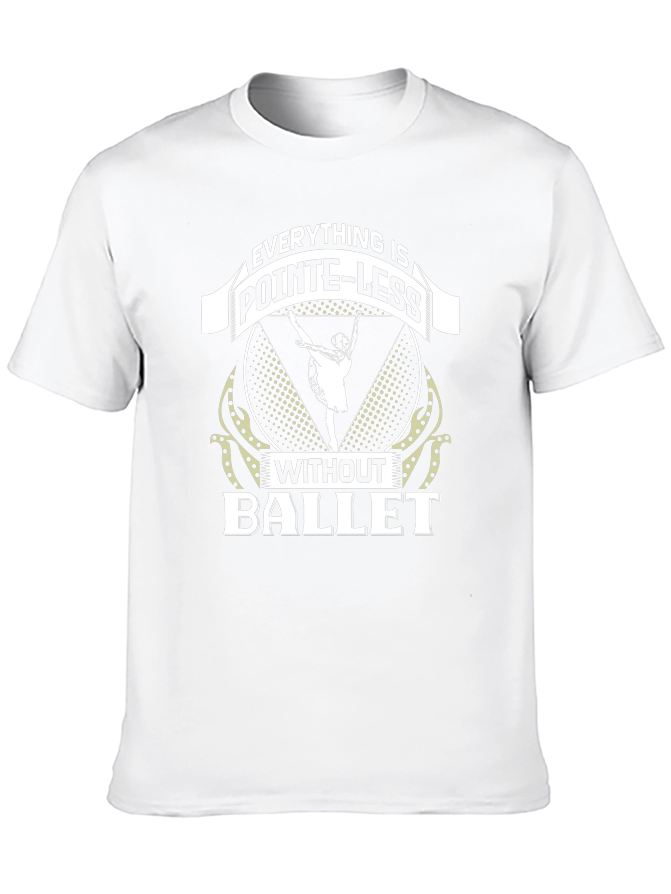 Black Pointe-Less Ballet T-Shirt: Dance Passion Apparel view 10
