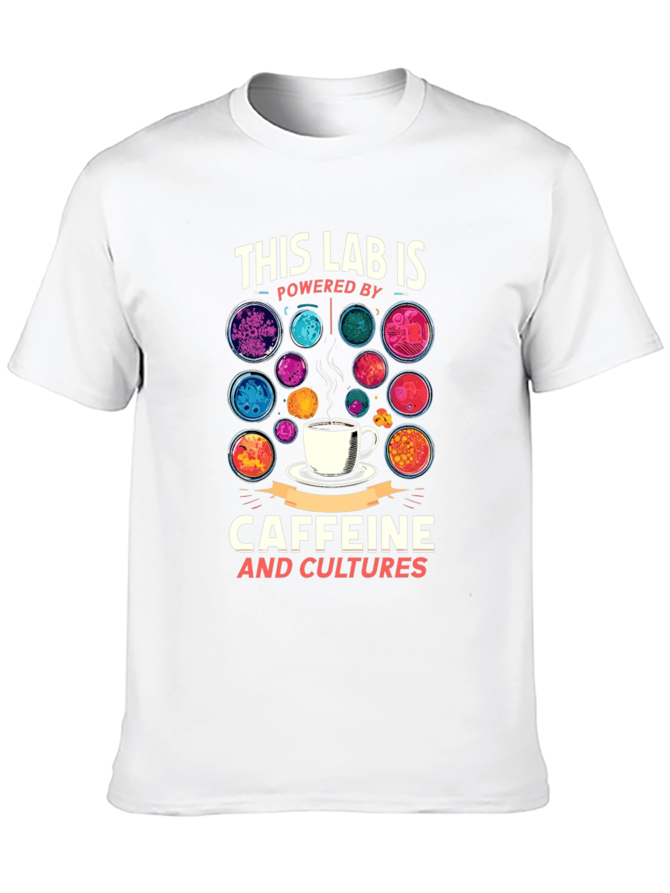 Black Lab Powered by Caffeine and Cultures Graphic Tee view 10