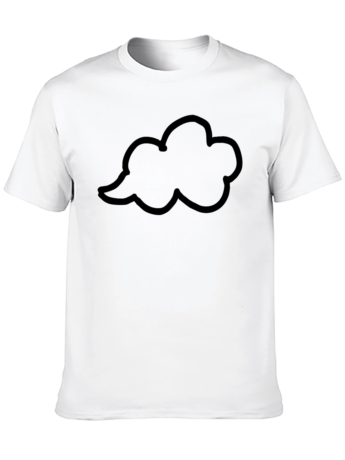 Black Black Cloud T-Shirt - Soft Cotton Blend view 10