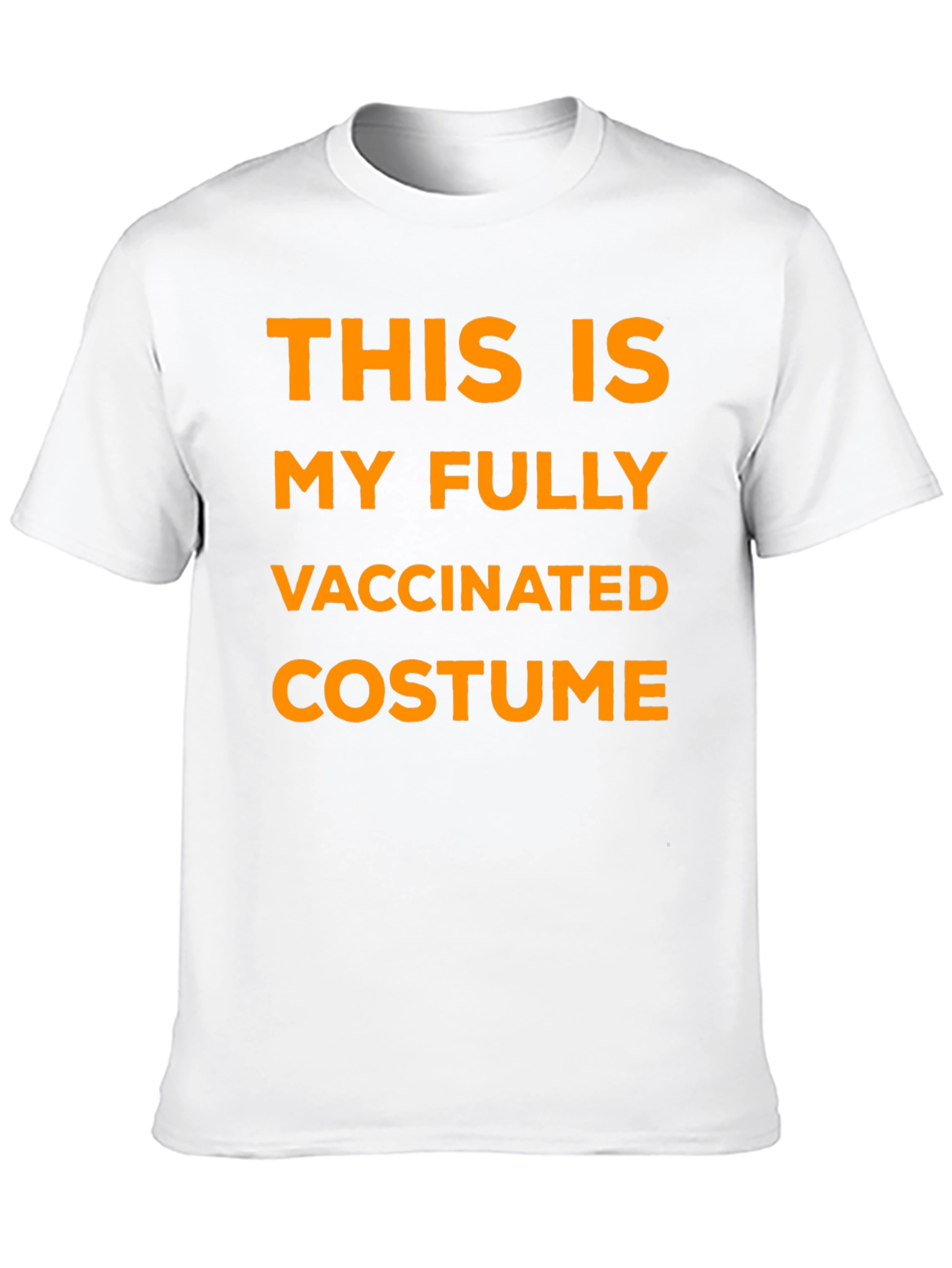 Black Fully Vaccinated Costume T-Shirt - Funny Halloween view 10