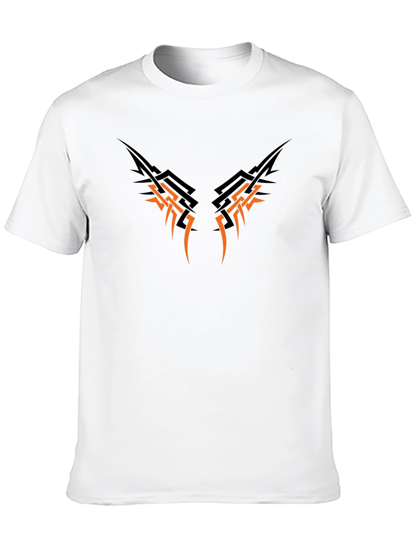 Black Tribal Tattoo Graphic Black T-Shirt view 10