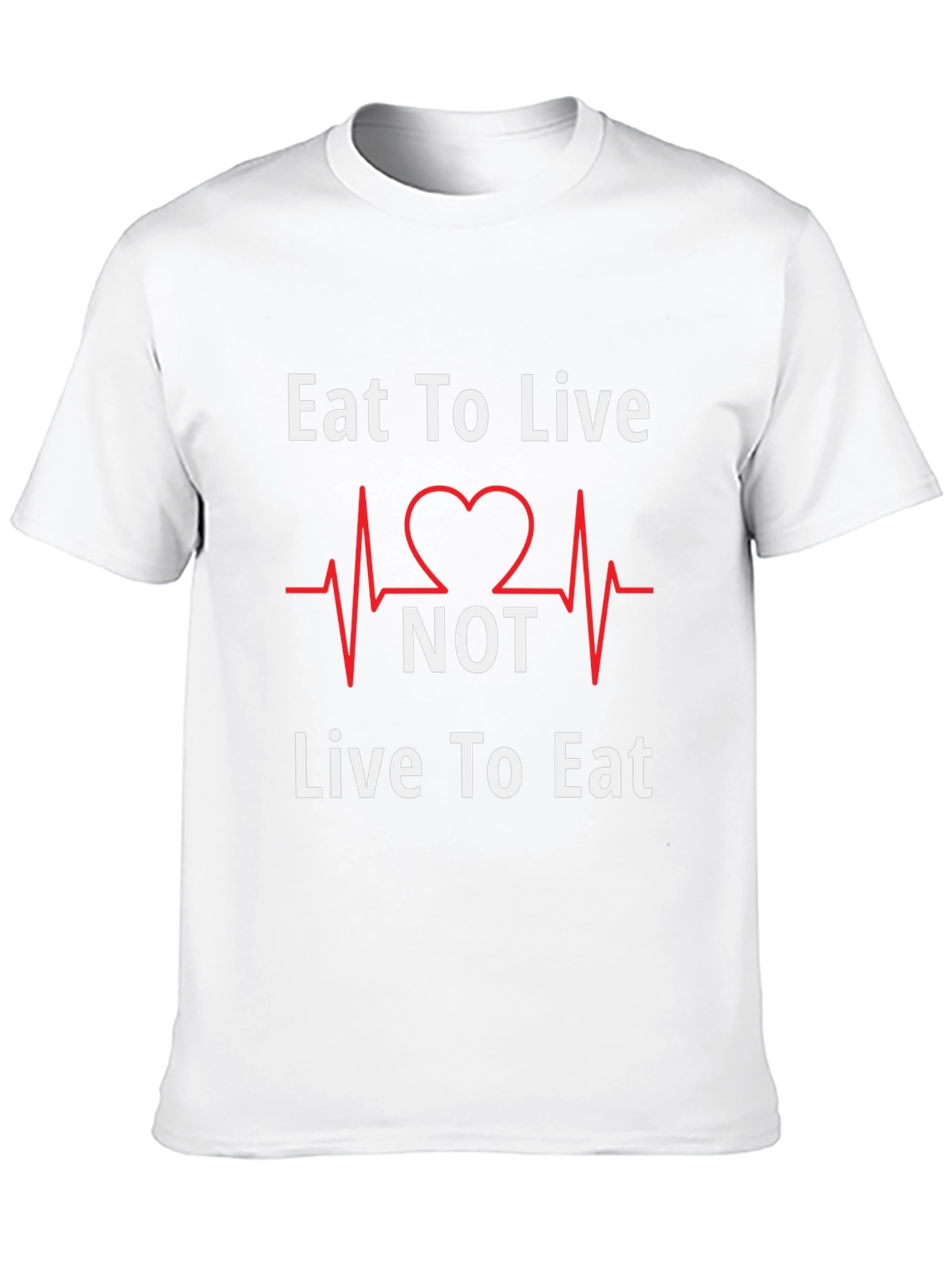 Black Eat to Live T-Shirt view 10