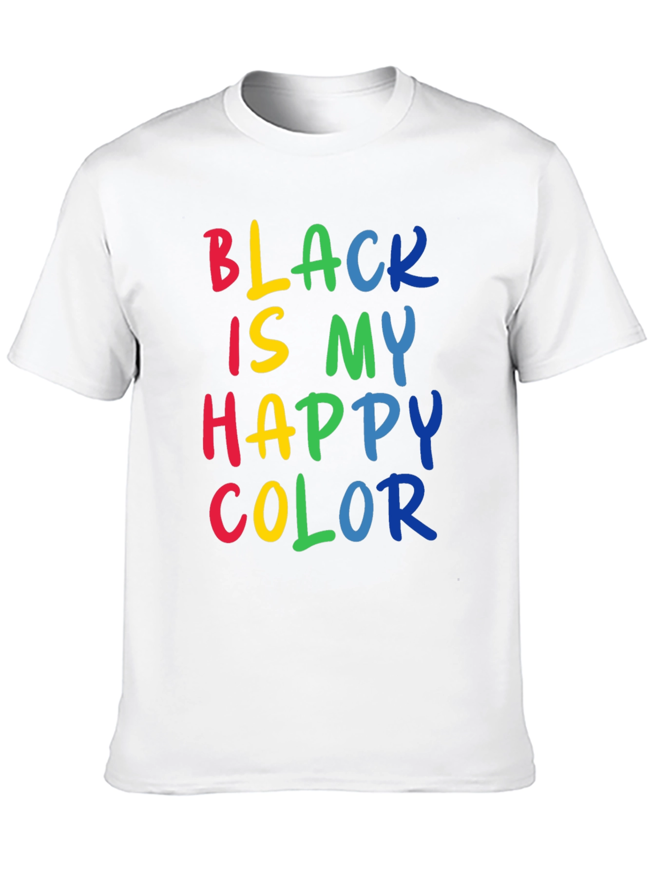 Black Black is My Happy Color Tee view 10