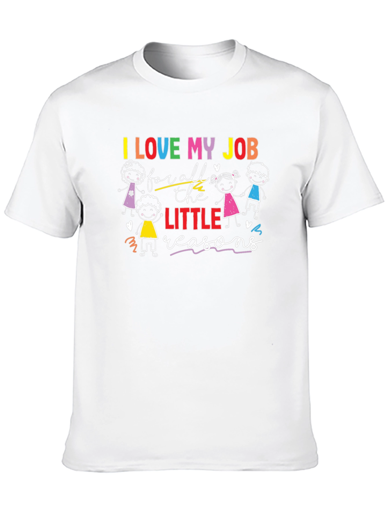 Black I Love My Job T-Shirt - Teacher Appreciation Gift view 10