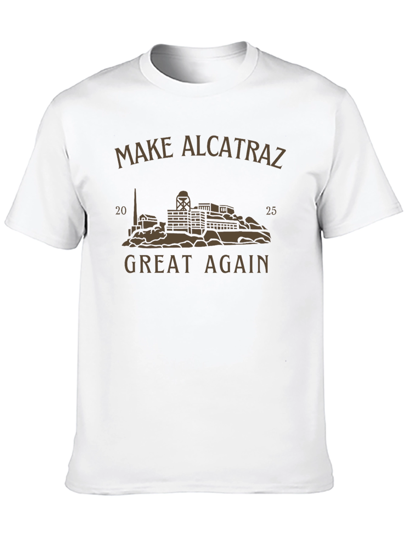 Black Make Alcatraz Great Again T-Shirt view 10