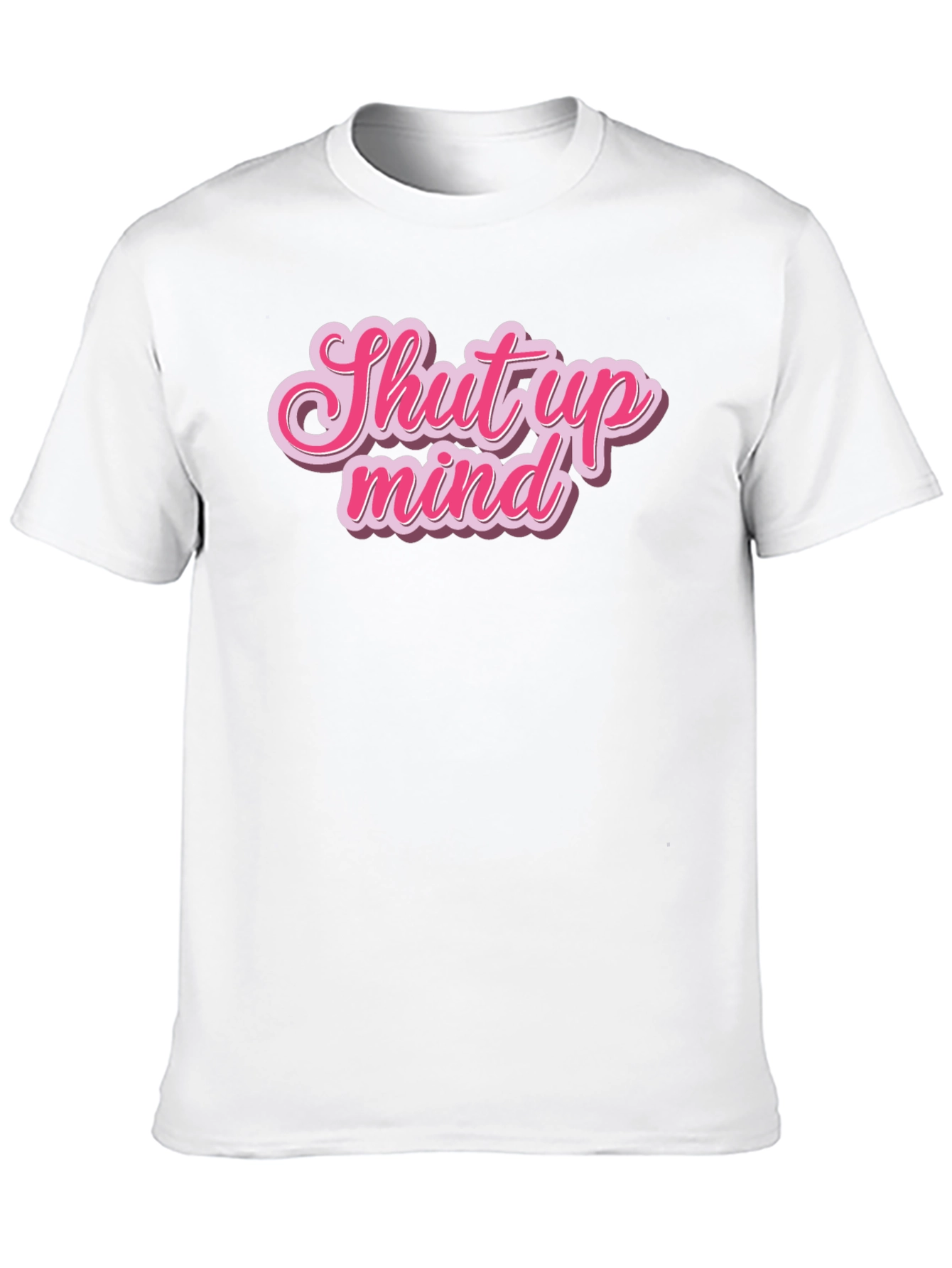 Black Shut Up Mind Graphic Tee - Stylish Black Cotton T-Shirt view 10