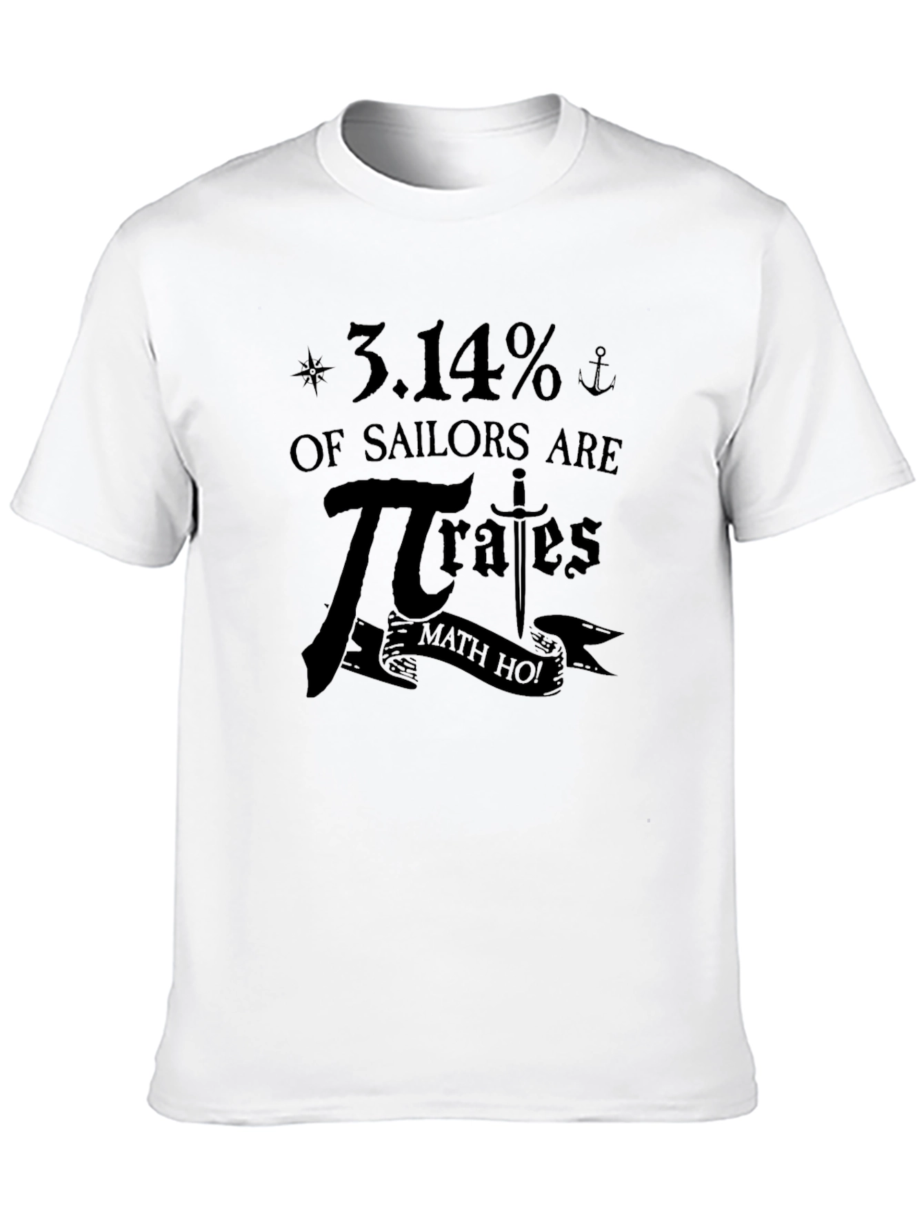Black Math Pirate T-Shirt - 3.14% of Sailors view 10