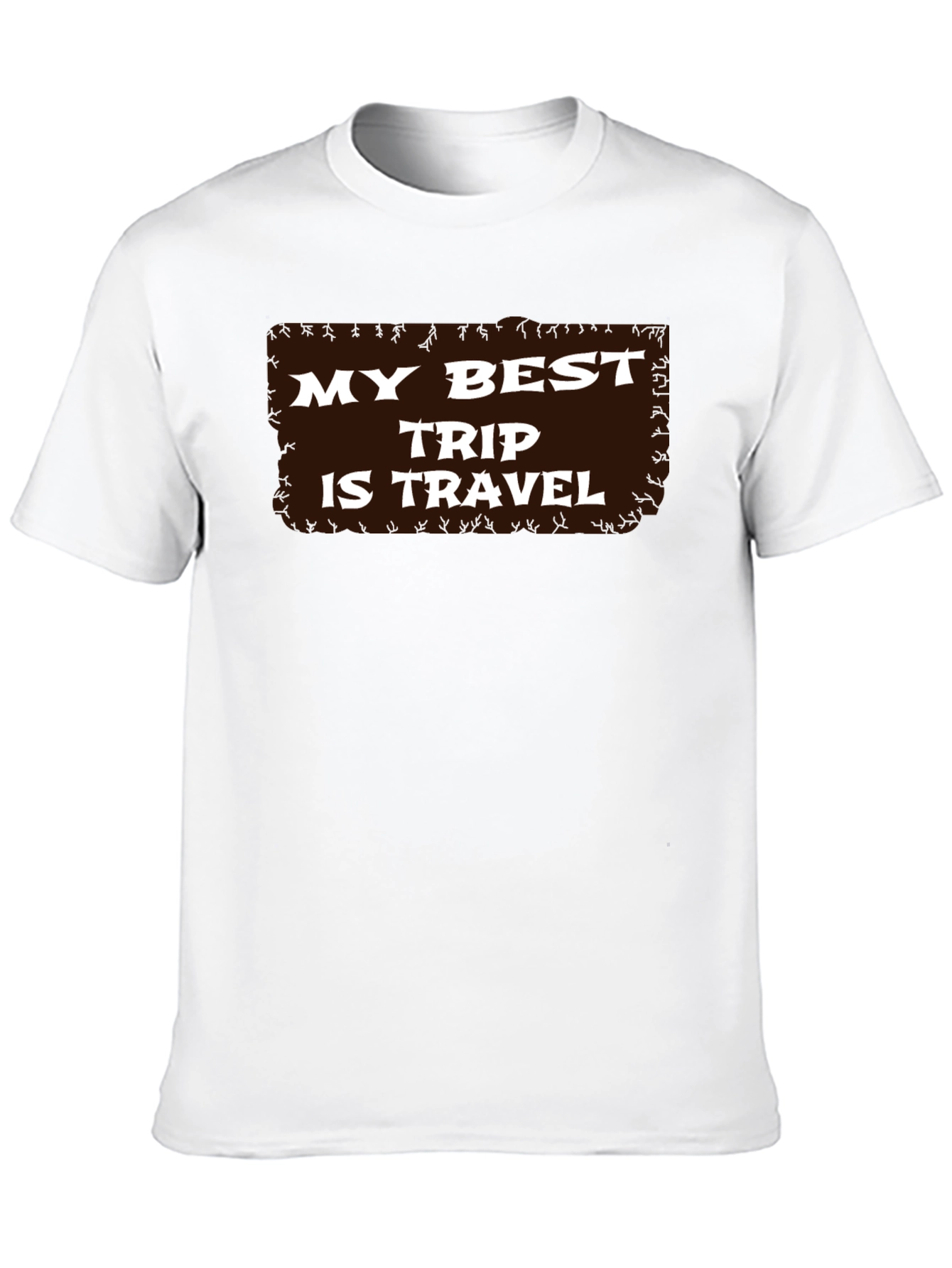 Black My Best Trip is Travel - Graphic T-Shirt view 10