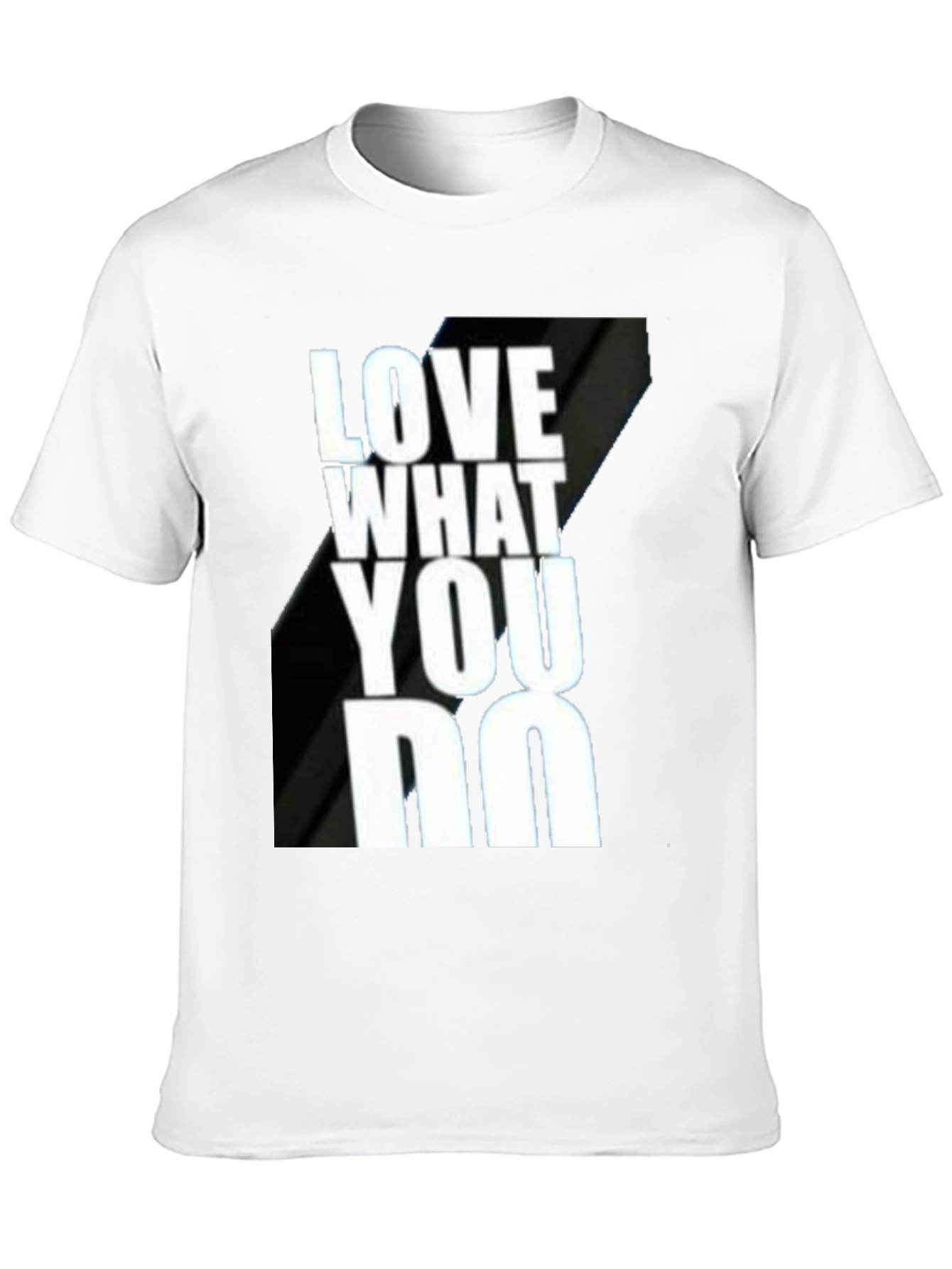 Black Love What You Do Black Graphic T-Shirt view 10