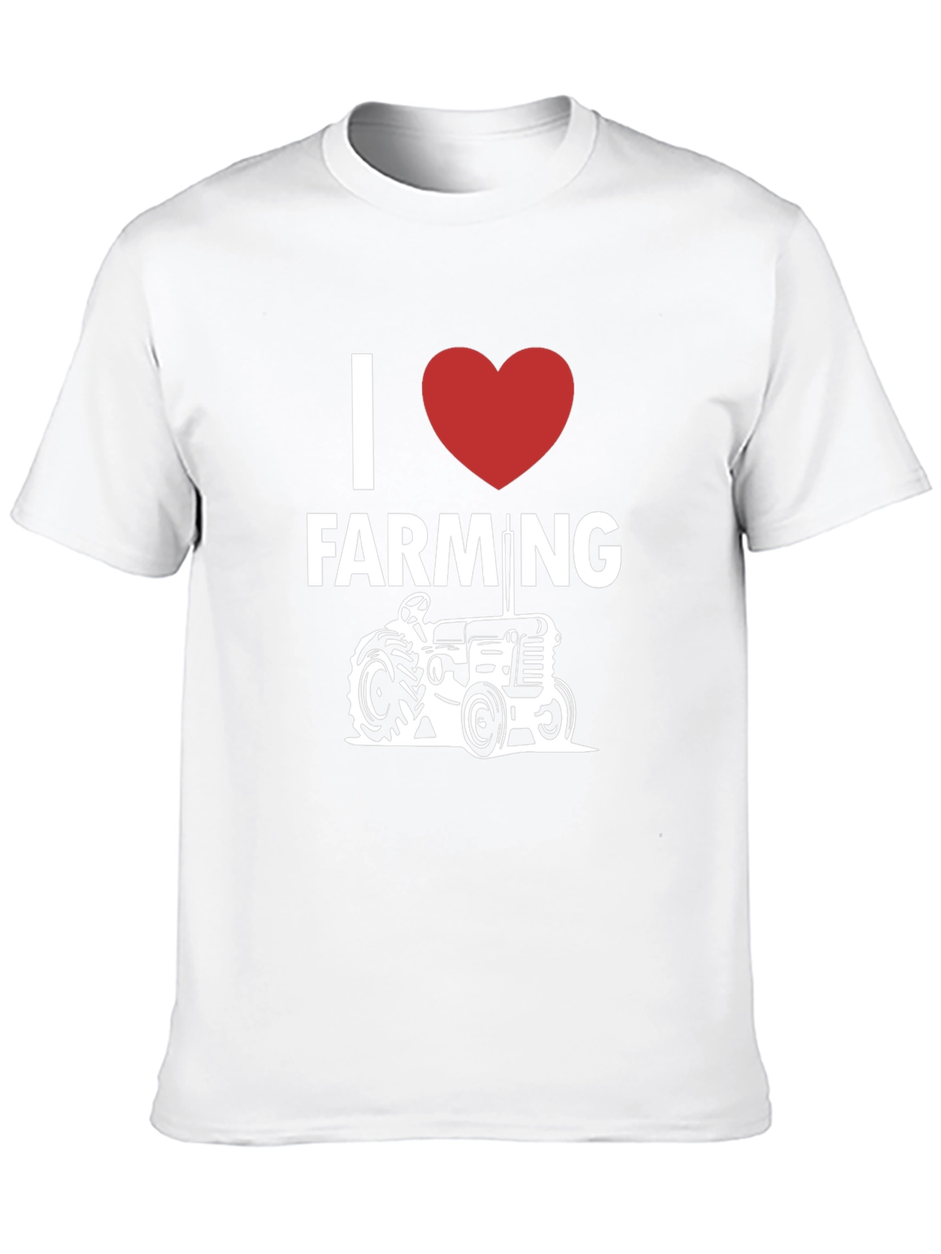 Black I Heart Farming Tractor Graphic T-Shirt view 10