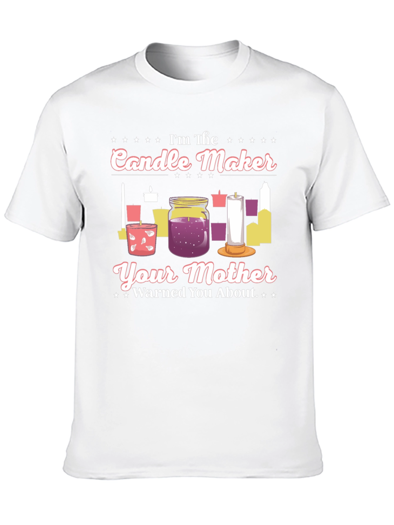 Black Candle Maker T-Shirt - Novelty Graphic Tee view 10