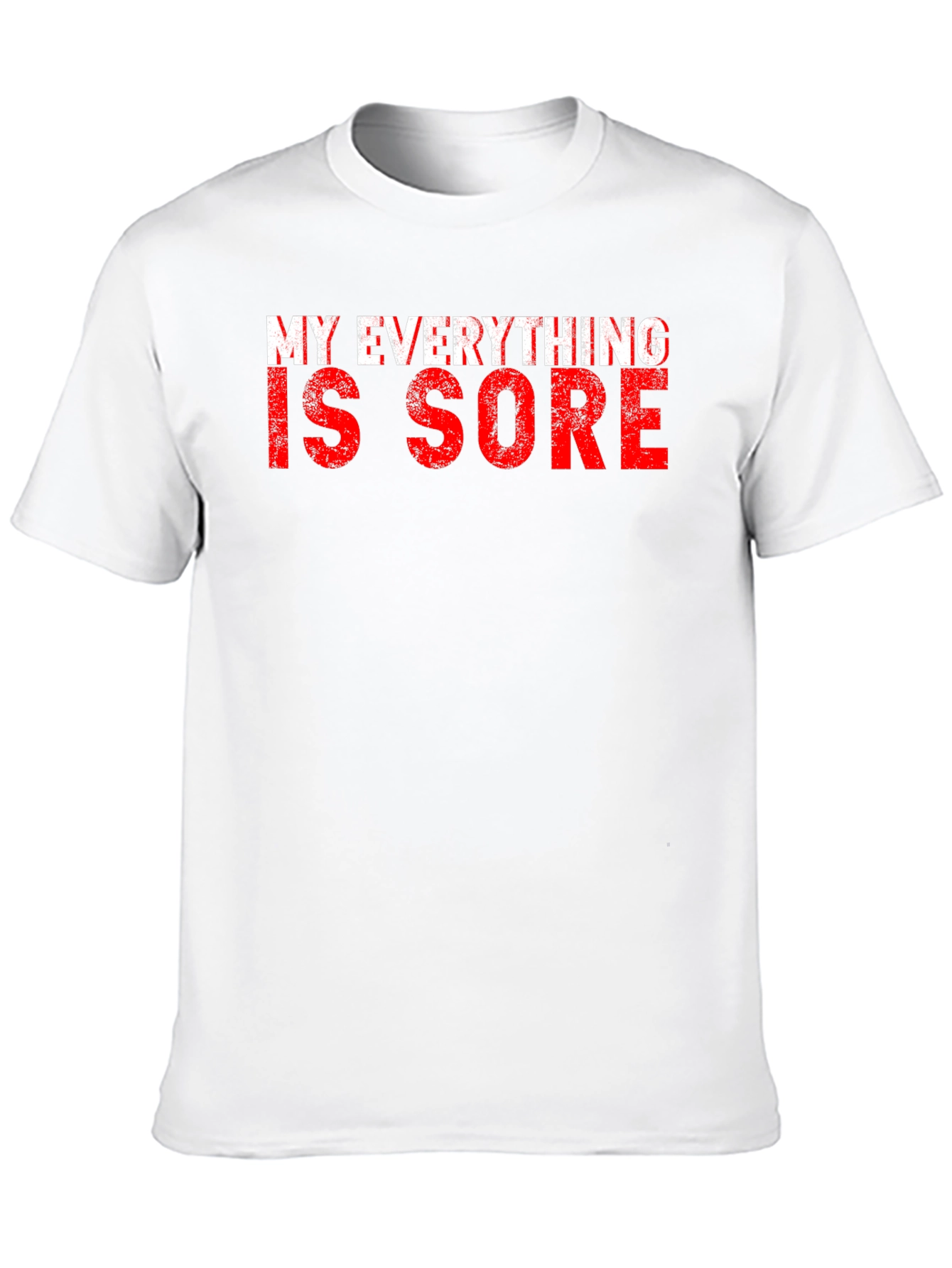 Black My Everything is Sore Black T-Shirt view 10