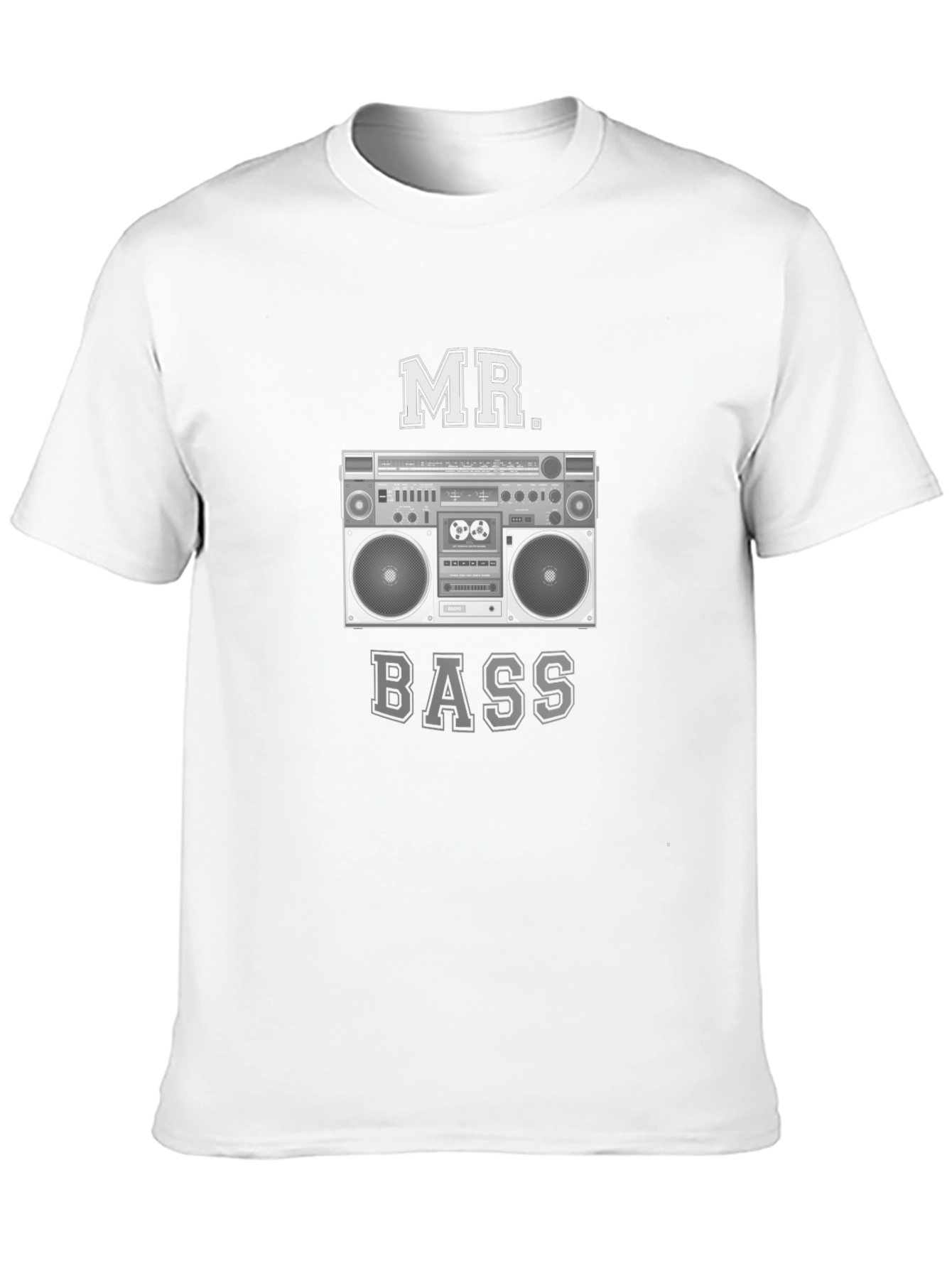 Black Mr. Bass Boombox Graphic Tee view 10