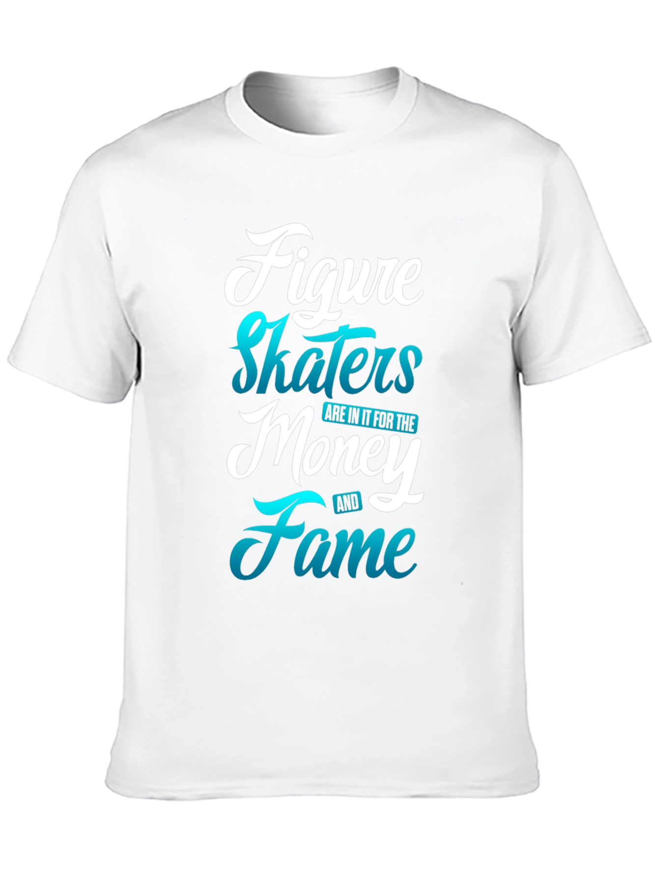 Black Figure Skaters Money Fame T-Shirt view 10