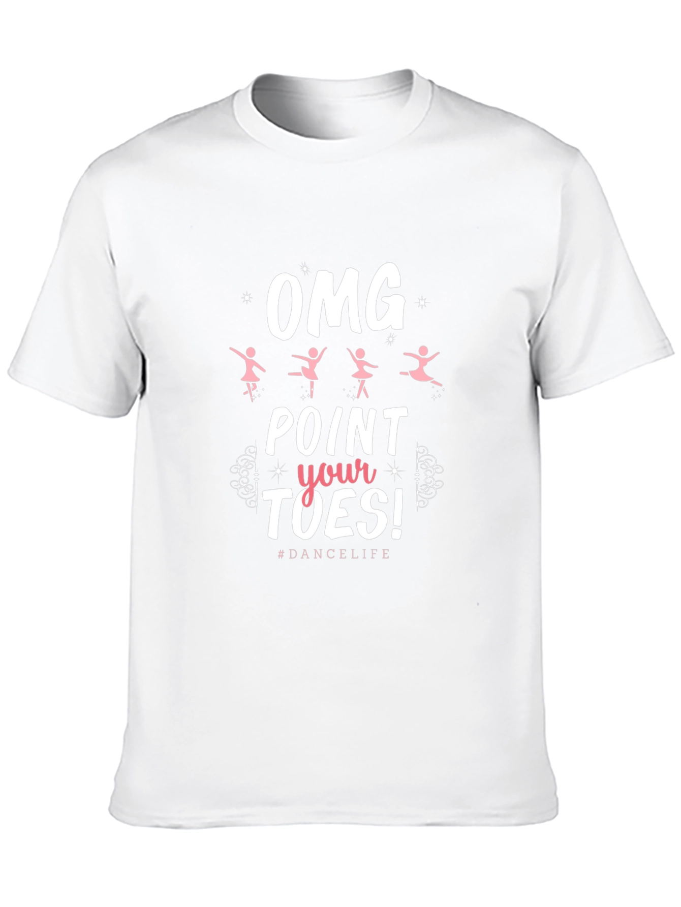 Black OMG Point Your Toes Dance T-Shirt view 10