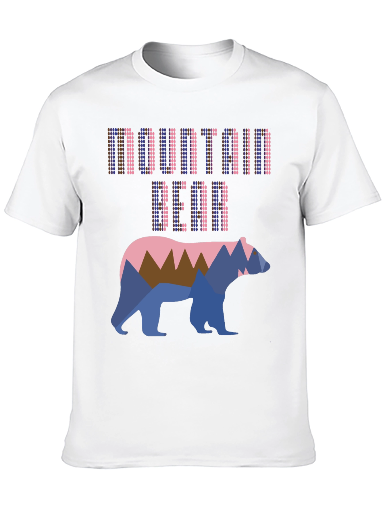 Black Mountain Bear Graphic T-Shirt - Cool Outdoor Design view 10