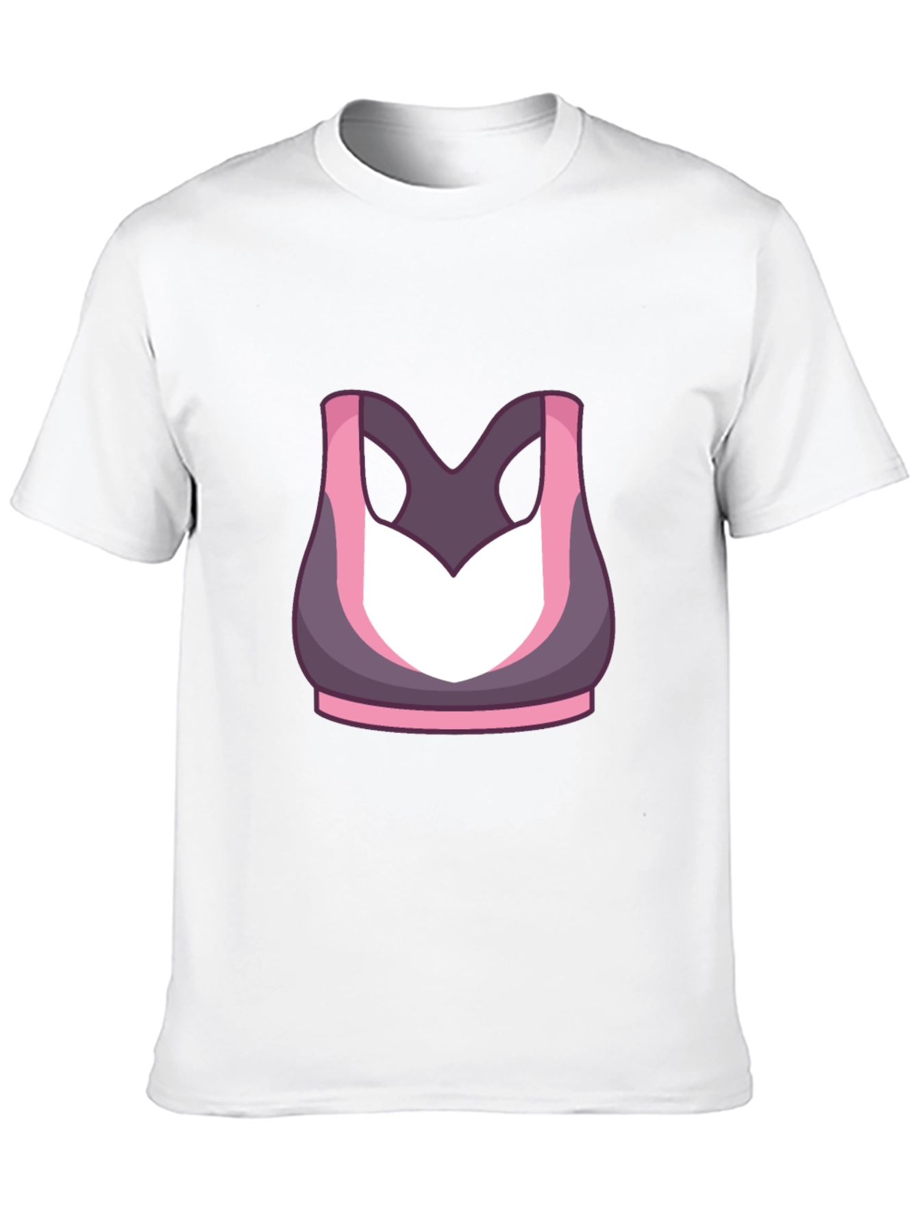 Black Sports Bra Graphic Black T-Shirt Casual Wear view 10