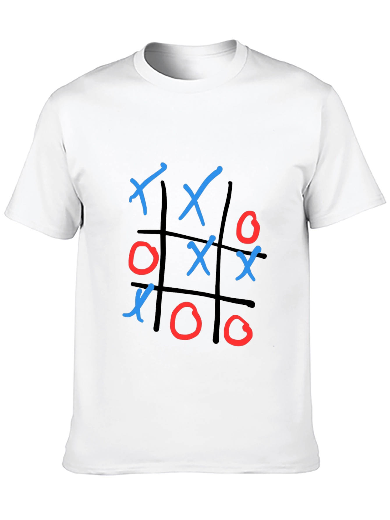 Black Tic Tac Toe T-Shirt view 10