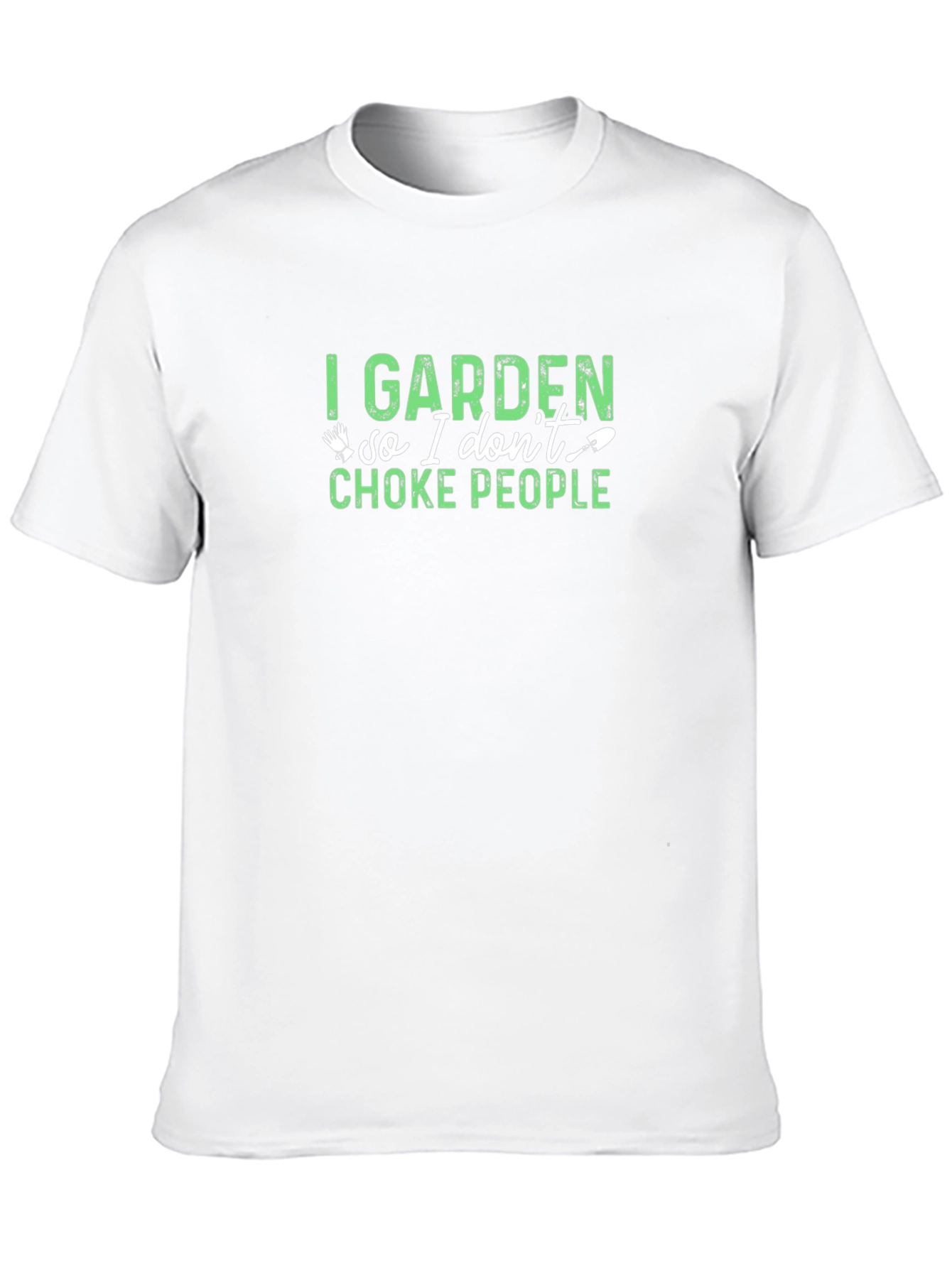 Black I Garden Funny Graphic T-Shirt view 10