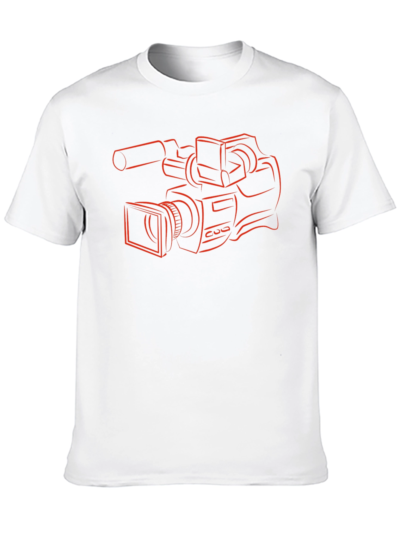 Camera Graphic Tee - Black Cotton T-Shirt - 10
