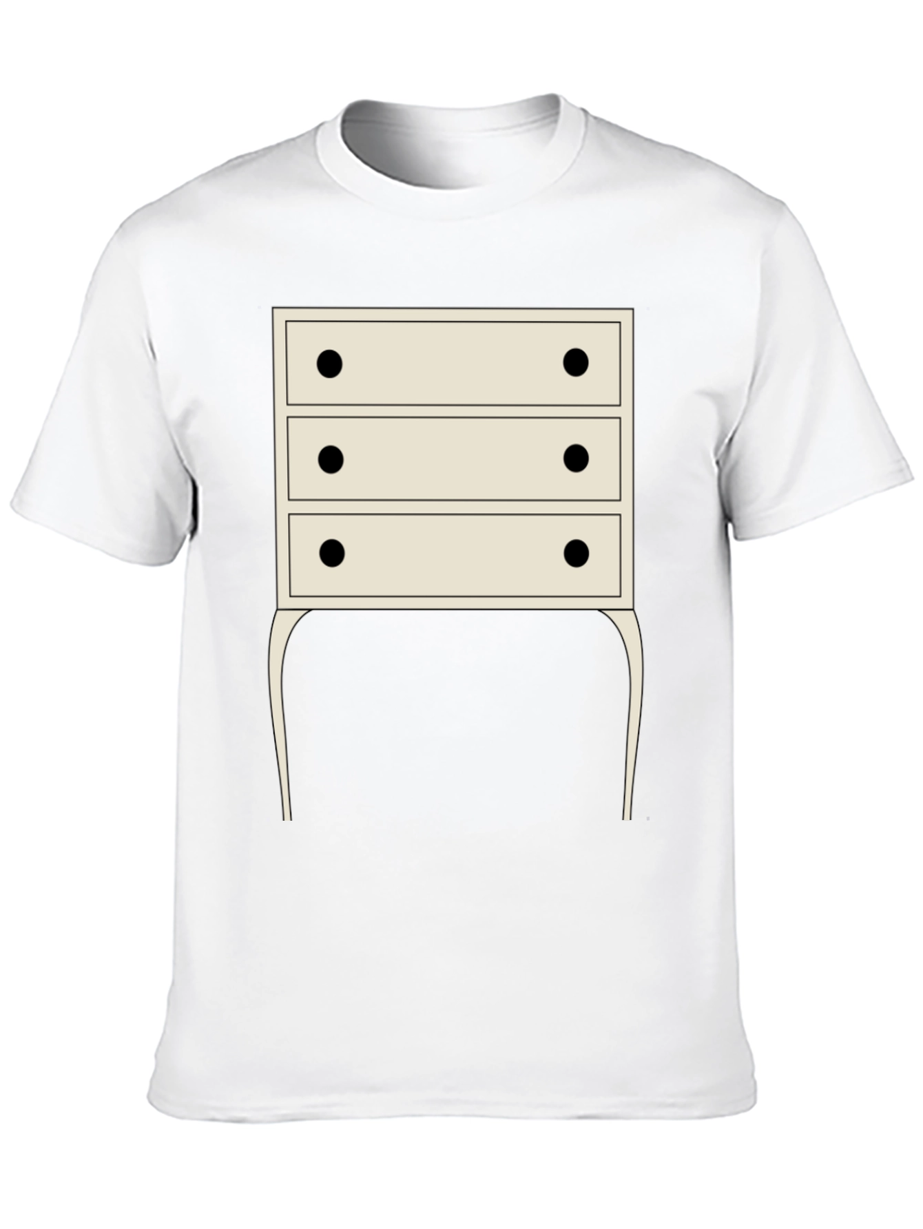 Black Drawer Dresser Graphic Tee - Unique Design view 10