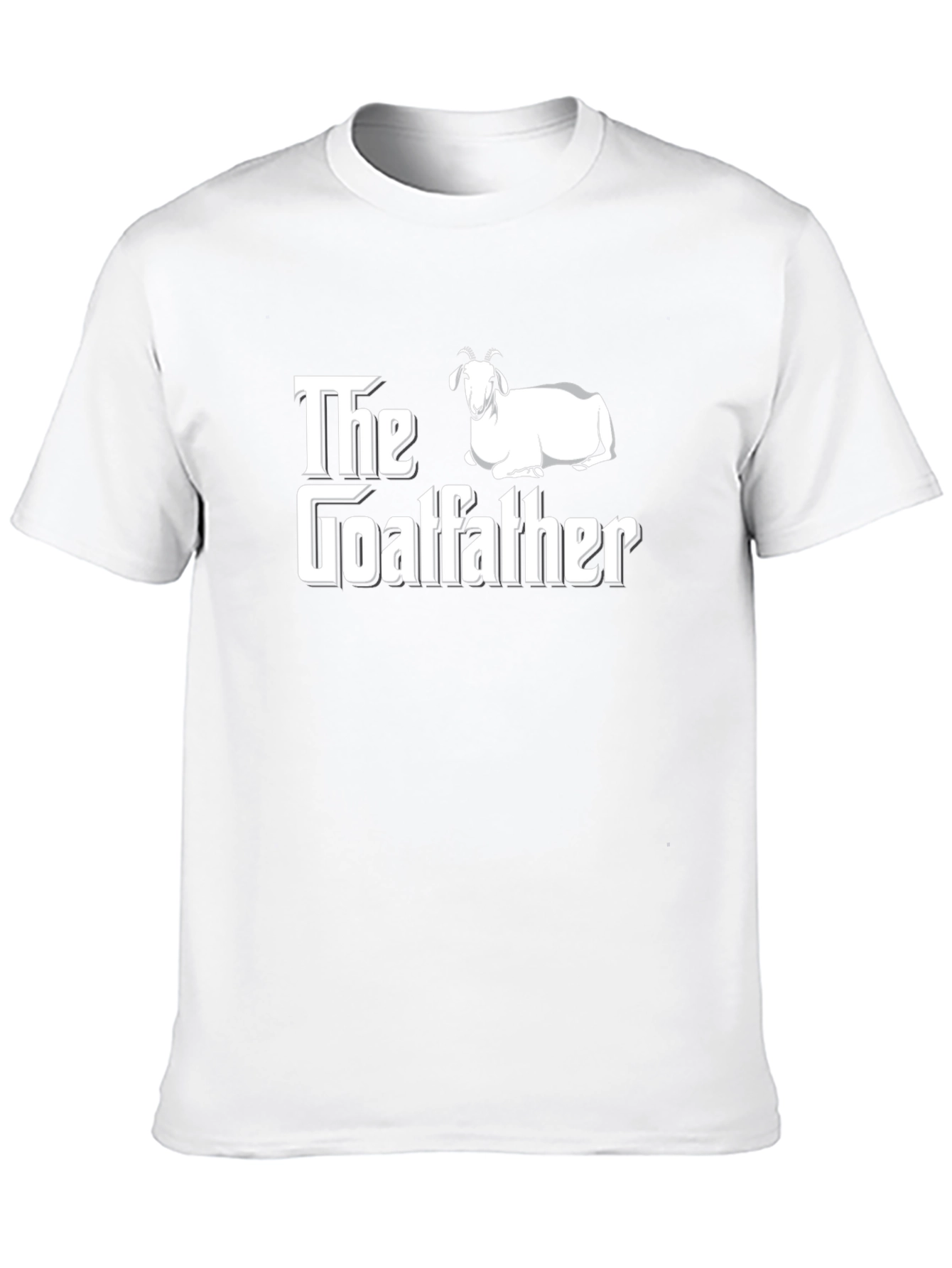 Black The Goatfather Funny Graphic T-Shirt view 10