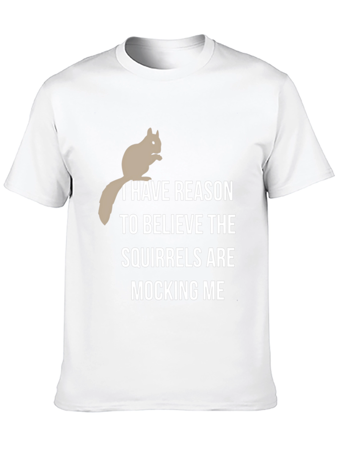 Black Squirrel Mocking T-Shirt - Humorous Graphic Tee view 10