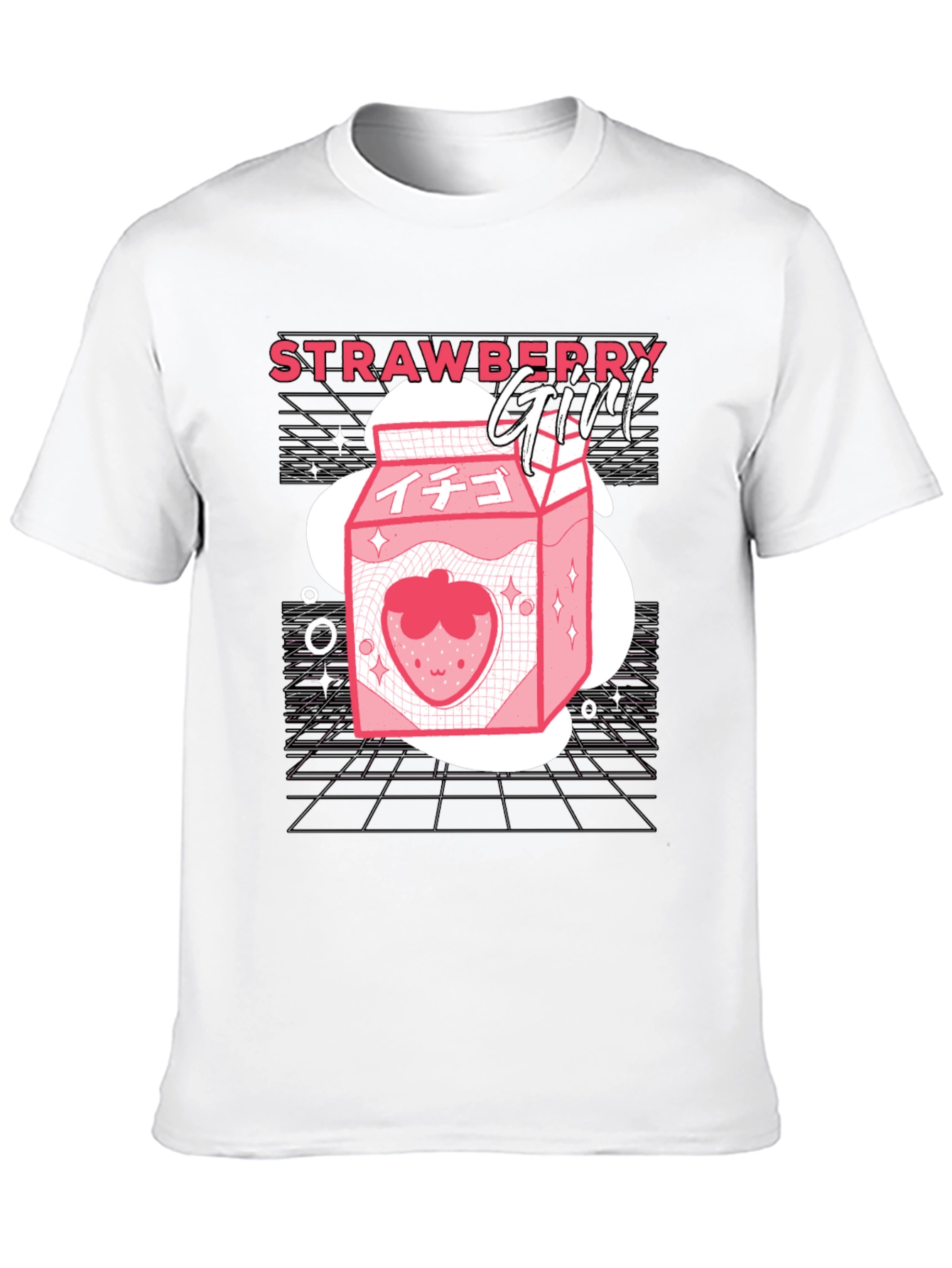 Black Strawberry Girl Graphic Tee - Anime Inspired view 10