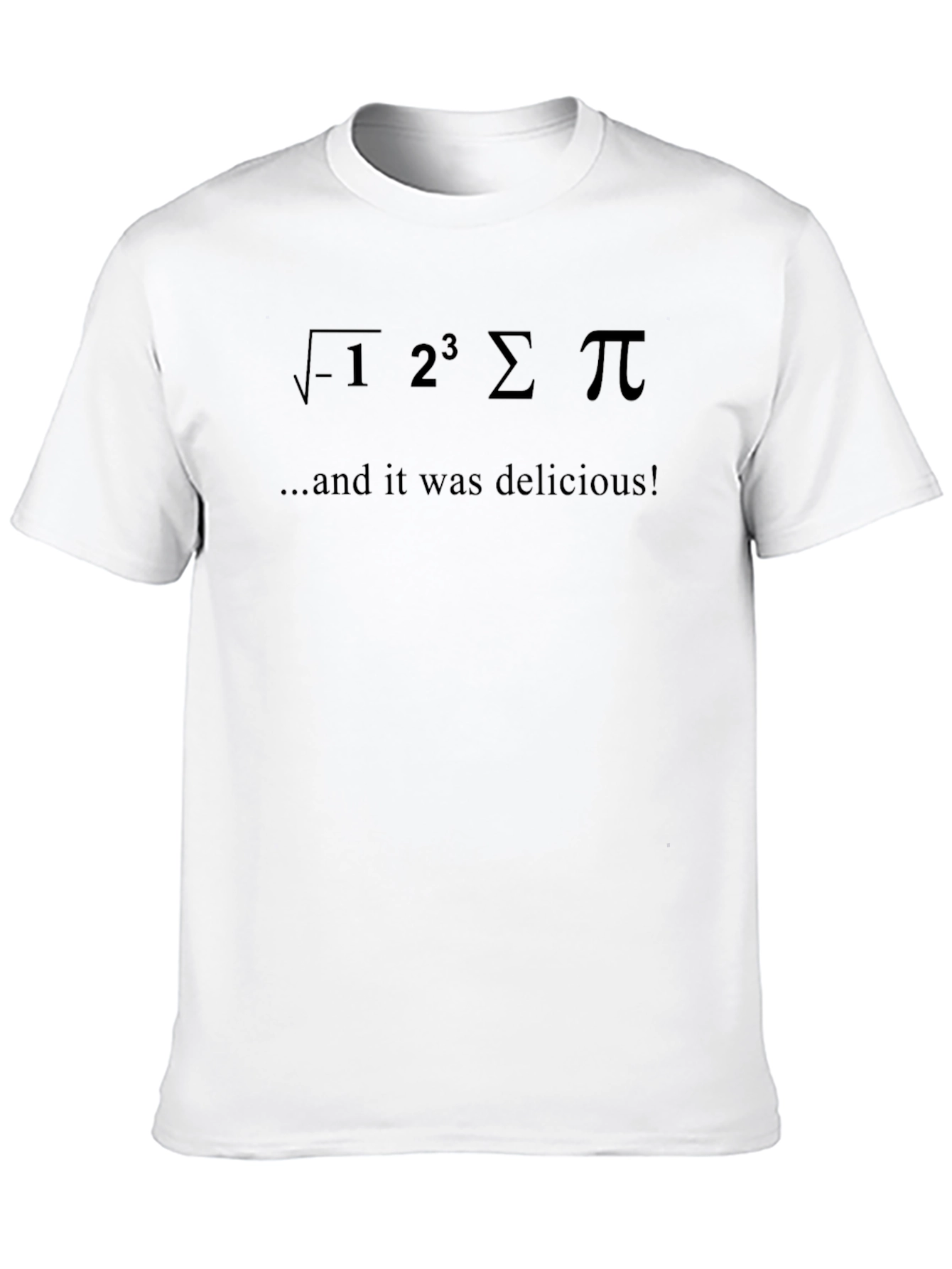 Black Math Humor T-Shirt: Imaginary Number & Pi view 10