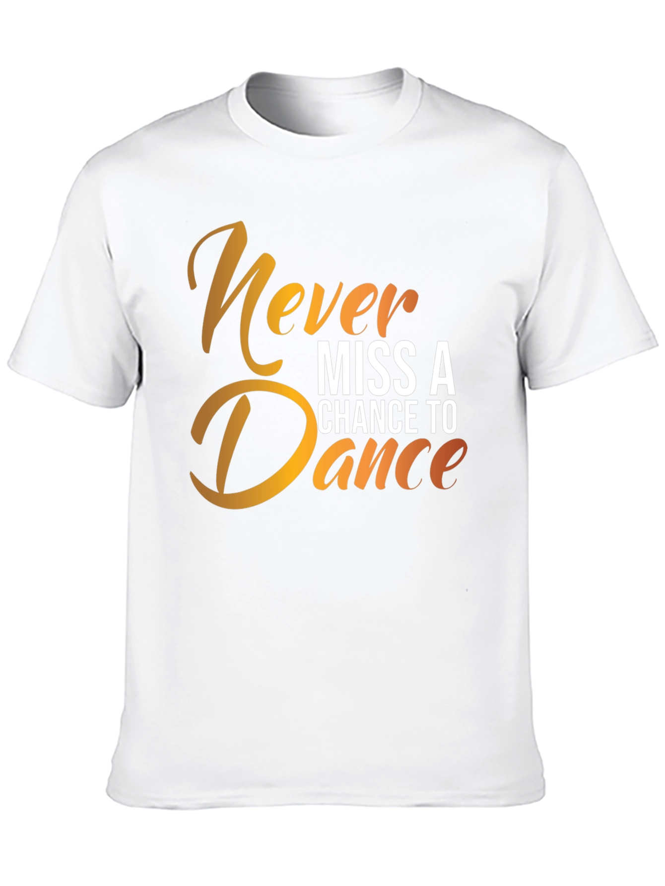 Black Never Miss a Chance to Dance Black T-Shirt view 10