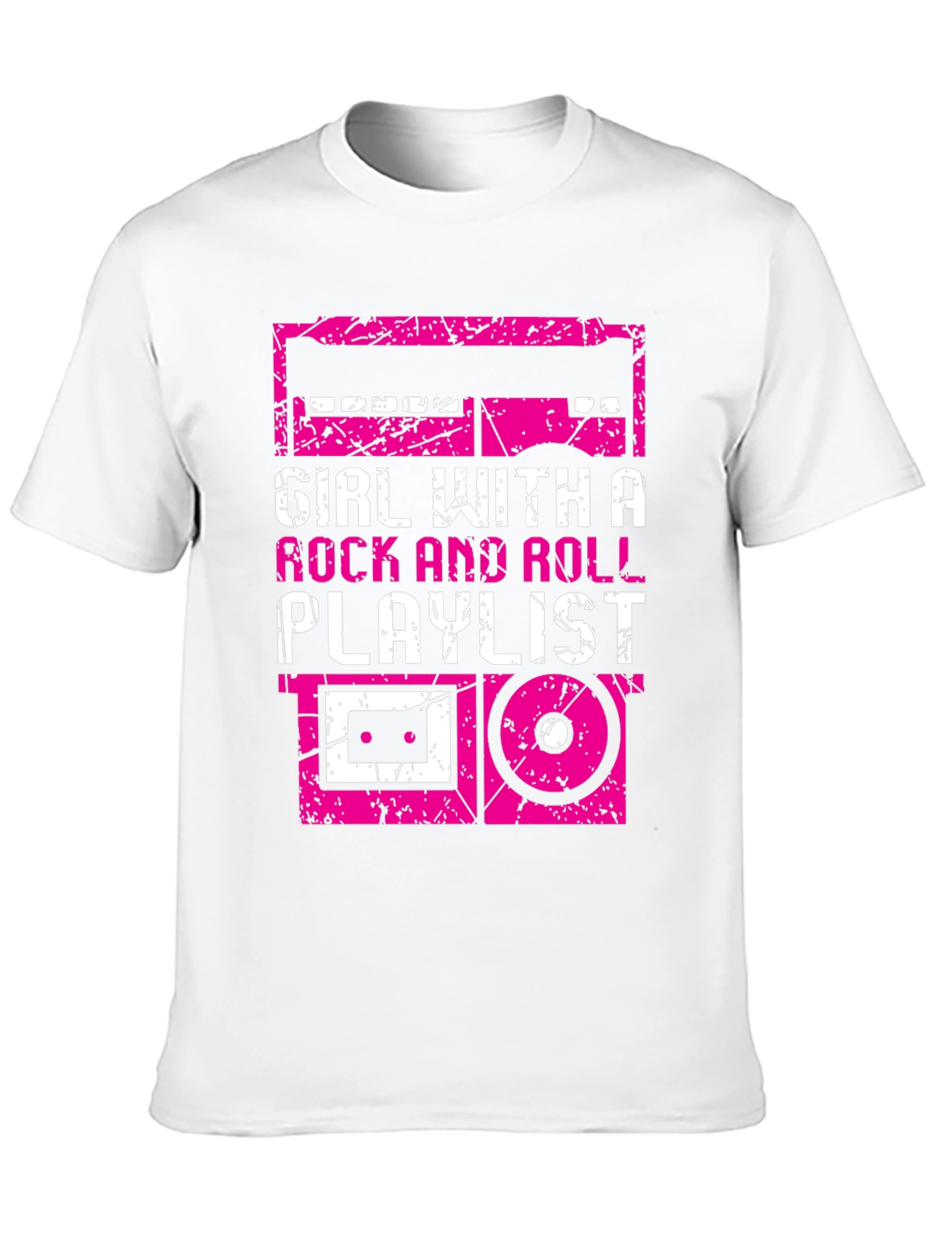 Black Rock and Roll Playlist T-Shirt view 10