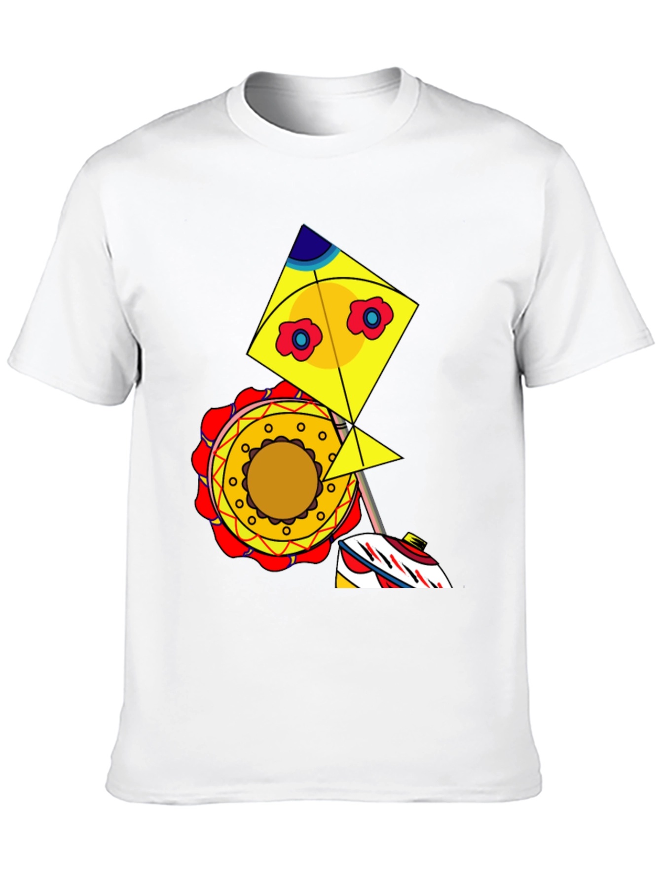 Black Kite Graphic Tee - Whimsical Design, Casual Style view 10
