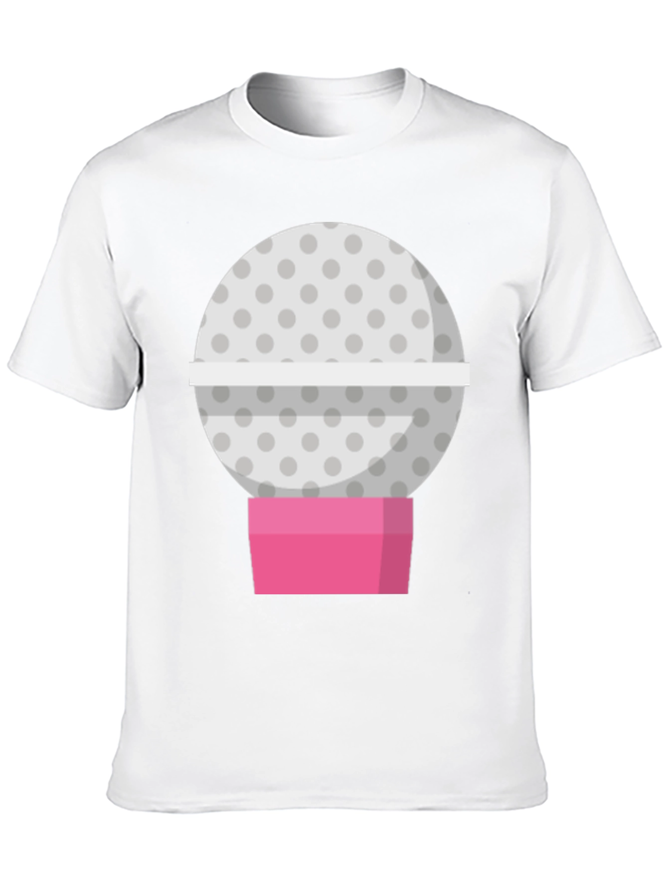 Black Golf Ball Candy Machine Graphic Tee view 10