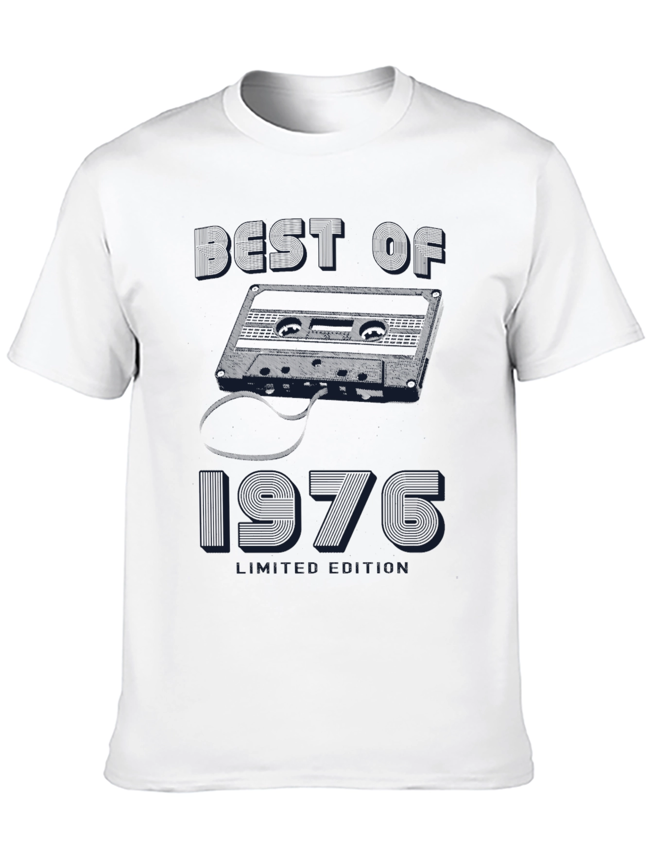 Black Best of 1976 Limited Edition Cassette Tape T-Shirt view 10