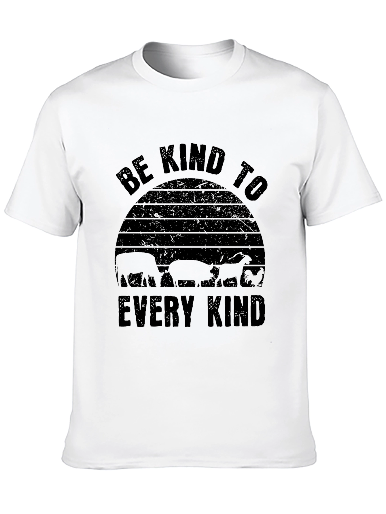 Black Be Kind to Every Kind T-Shirt - Black view 10
